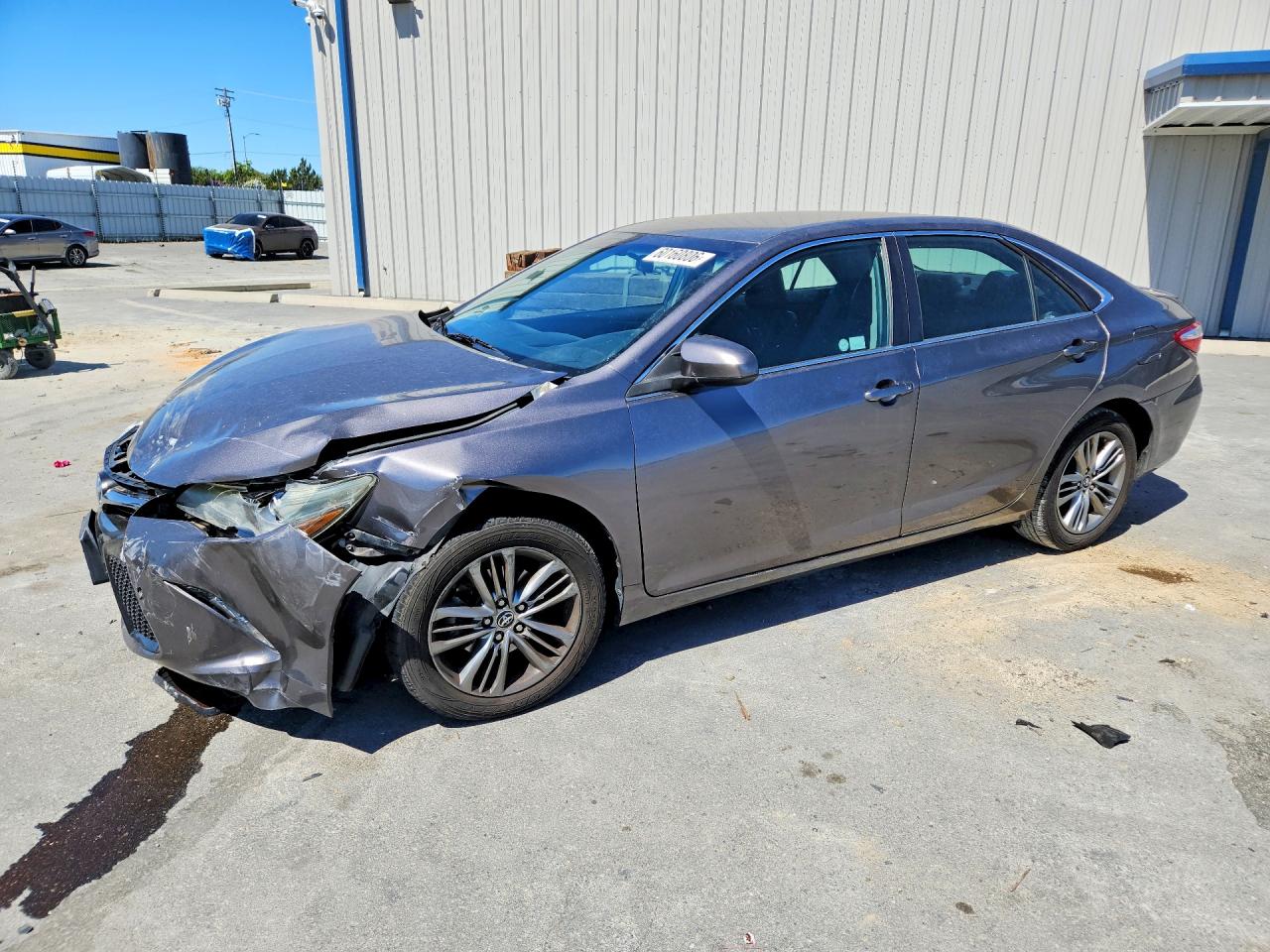 2015 Toyota Camry Se Gray vin: 4T1BF1FK3FU043539