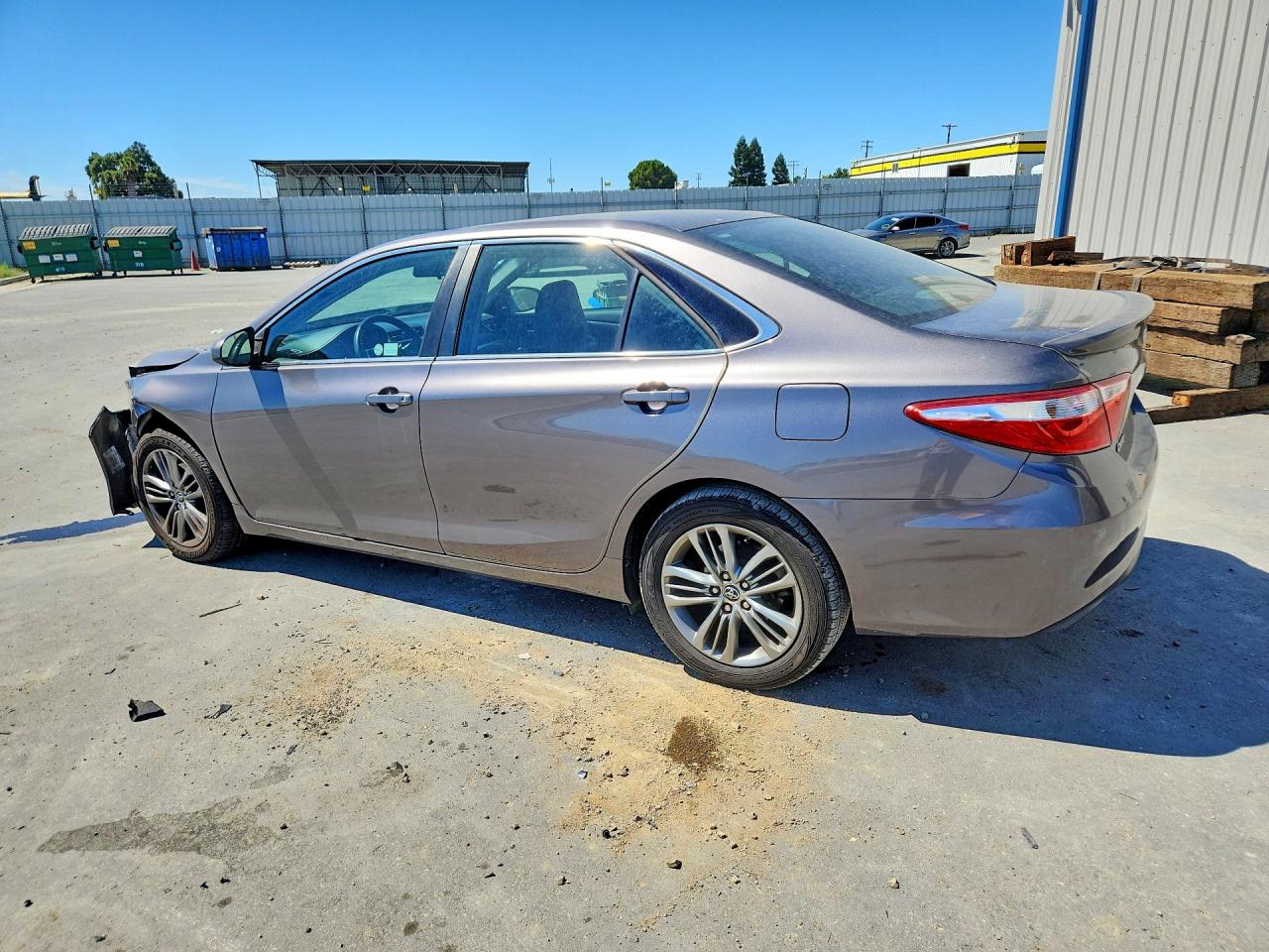 2015 Toyota Camry Se Gray vin: 4T1BF1FK3FU043539