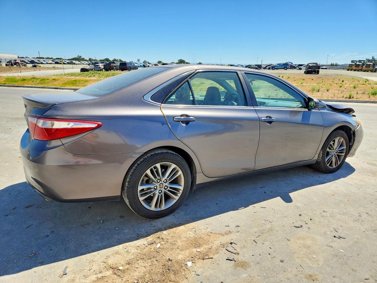 2015 Toyota Camry Se Gray vin: 4T1BF1FK3FU043539