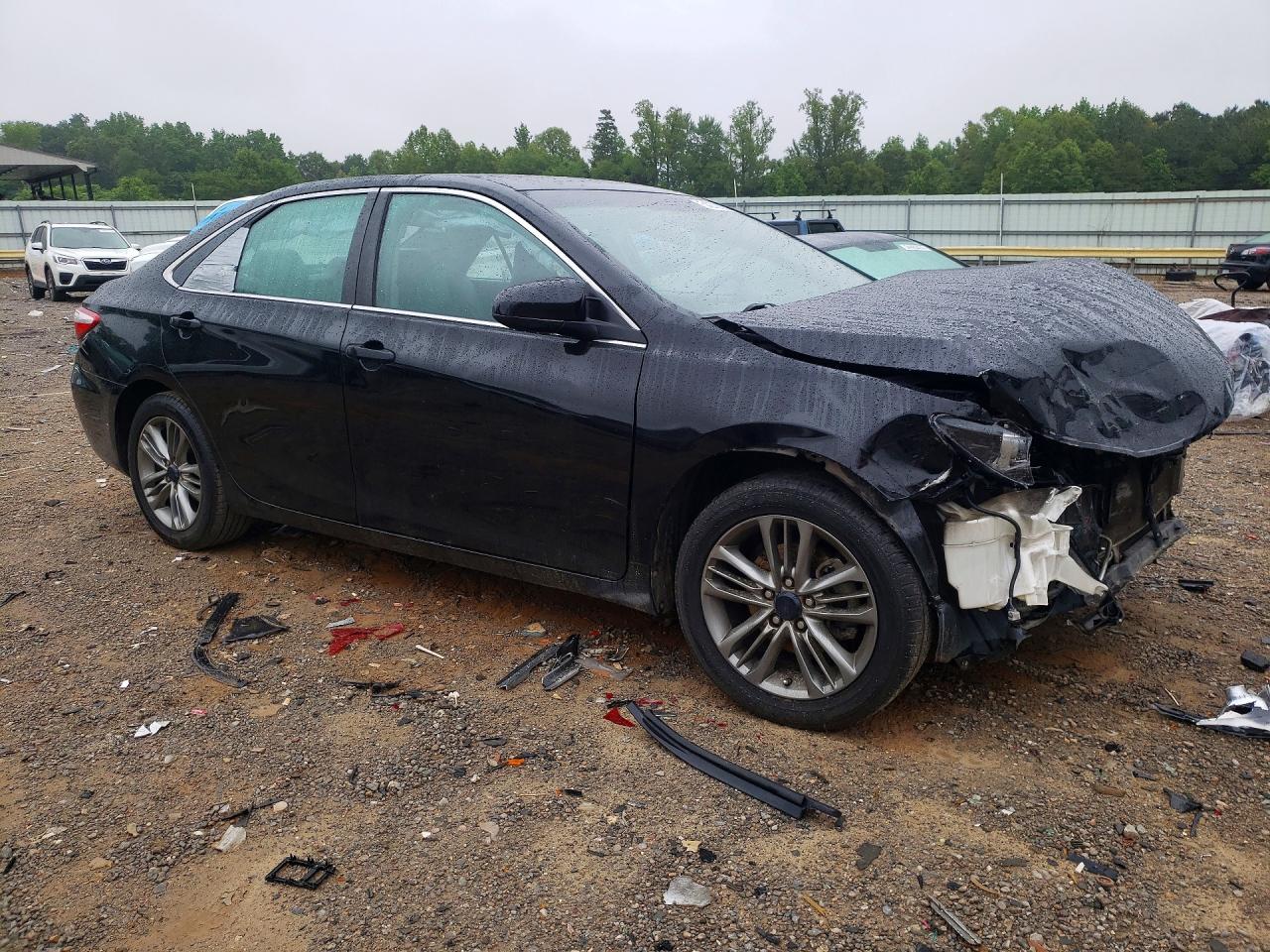 2015 Toyota Camry Se Black vin: 4T1BF1FK3FU044089