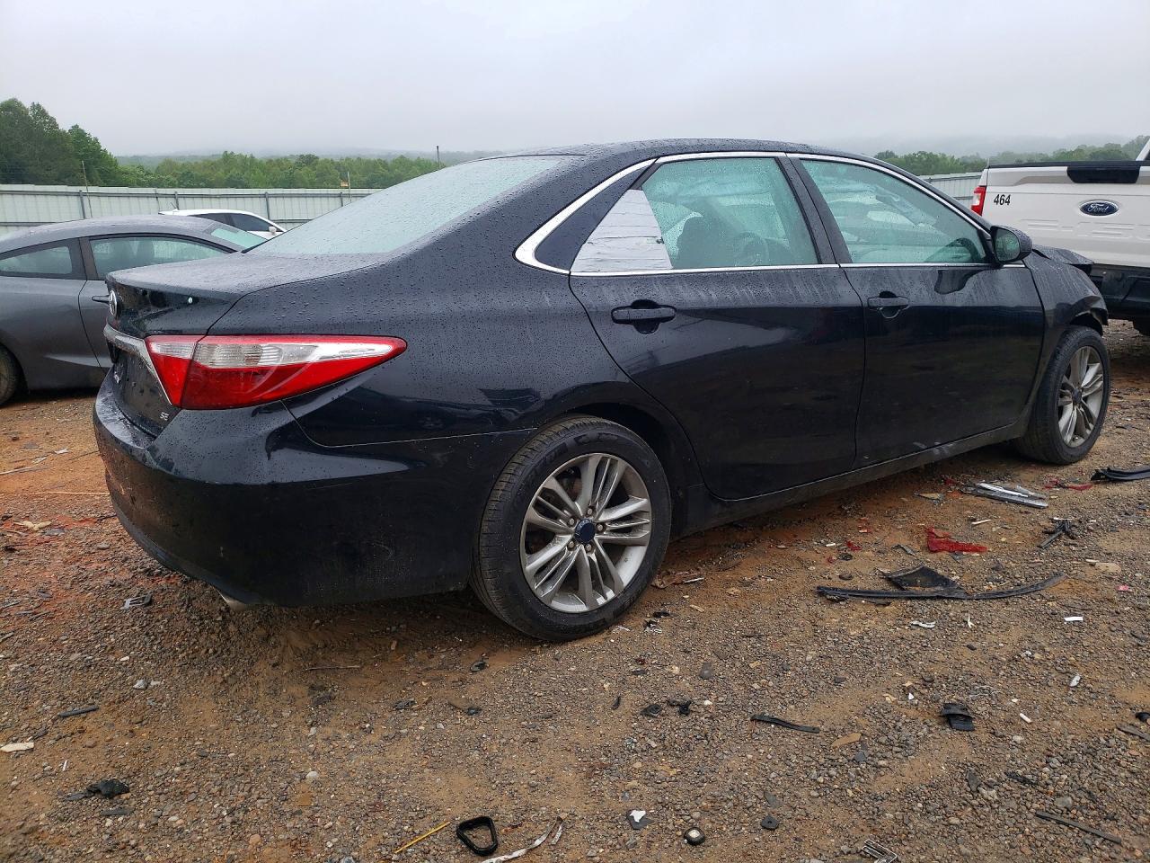 2015 Toyota Camry Se Black vin: 4T1BF1FK3FU044089