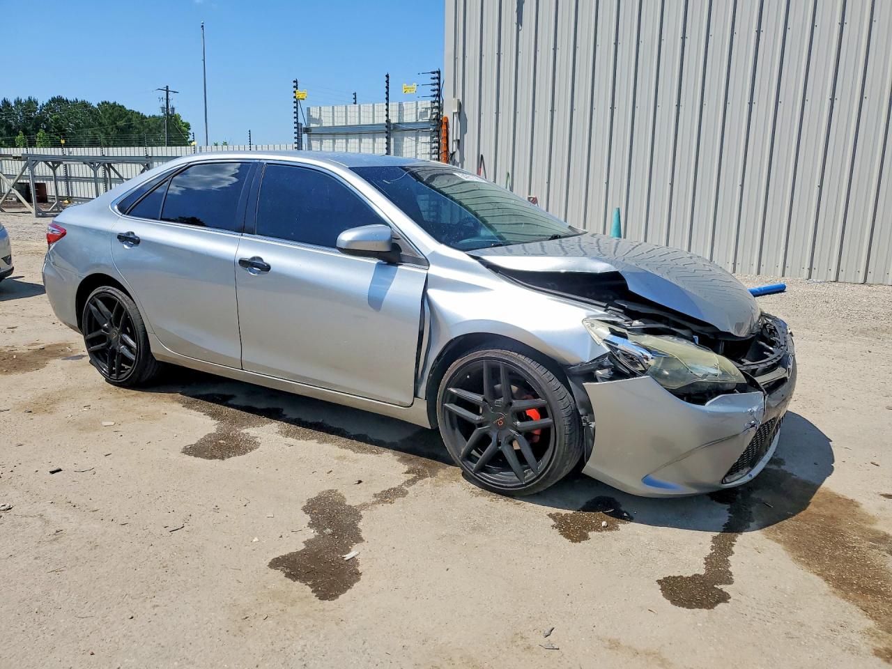 2015 Toyota Camry Se Gray vin: 4T1BF1FK3FU053682