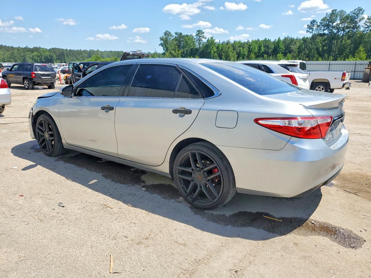 2015 Toyota Camry Se Gray vin: 4T1BF1FK3FU053682