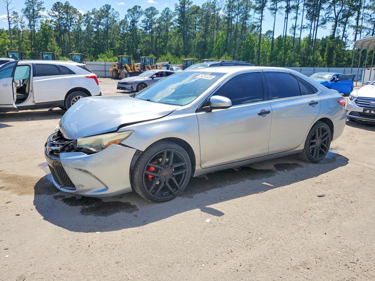 2015 Toyota Camry Se Gray vin: 4T1BF1FK3FU053682