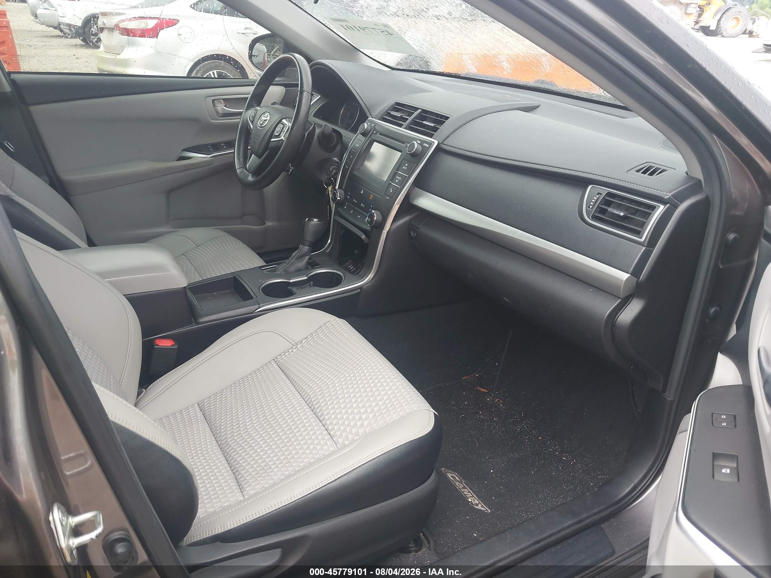 2015 Toyota Camry Se Brown vin: 4T1BF1FK3FU056078