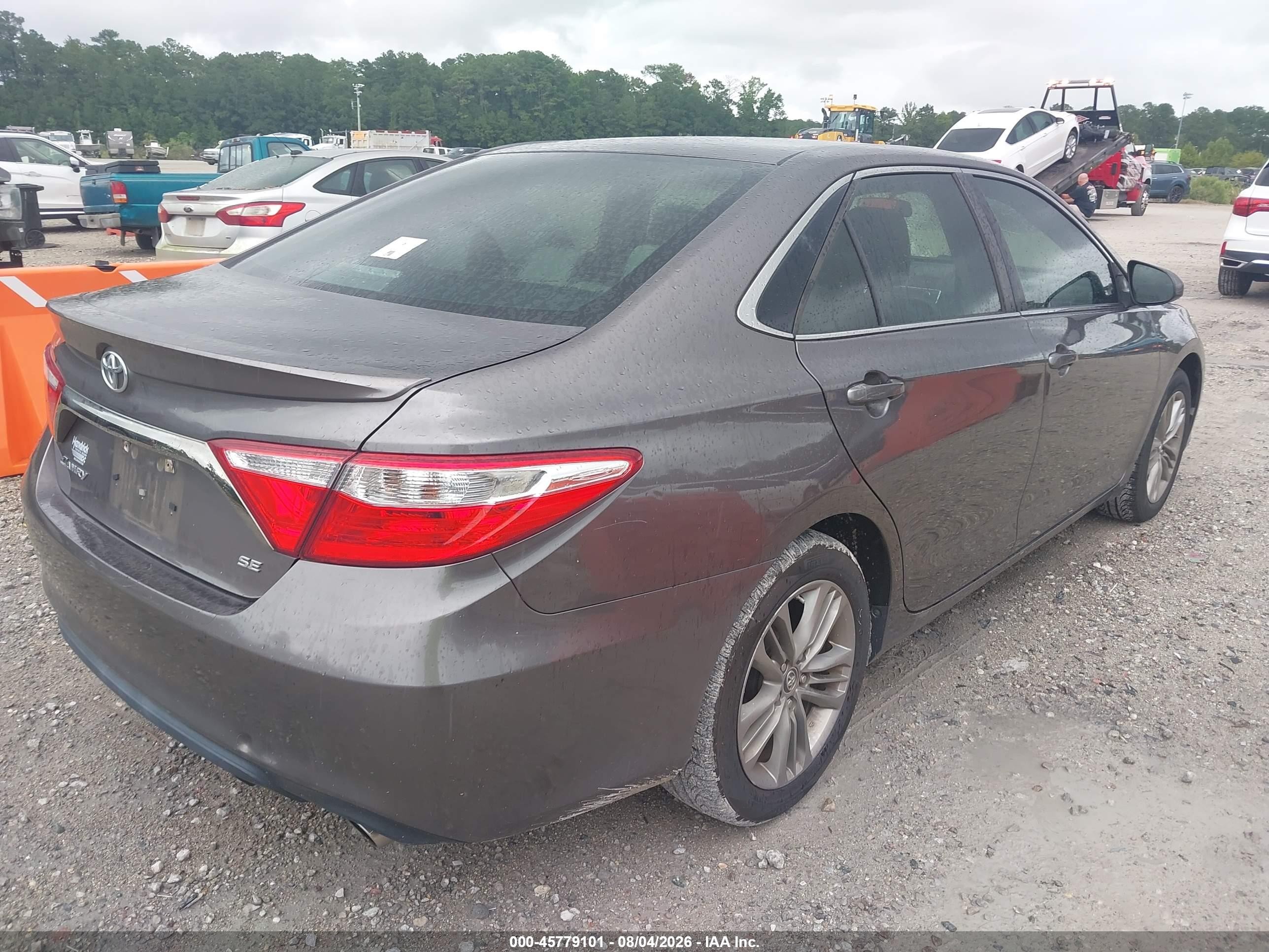 2015 Toyota Camry Se Brown vin: 4T1BF1FK3FU056078