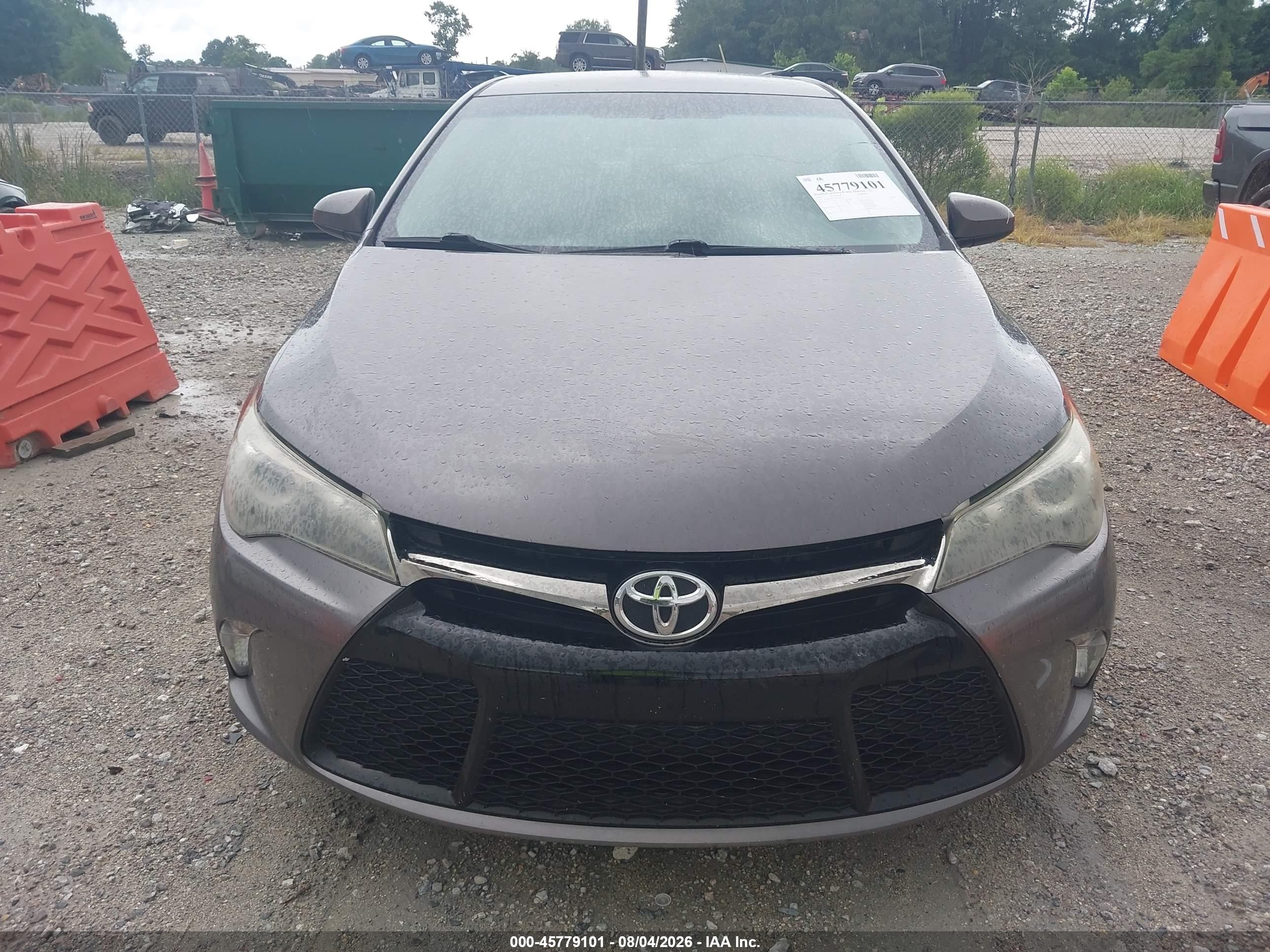 2015 Toyota Camry Se Brown vin: 4T1BF1FK3FU056078
