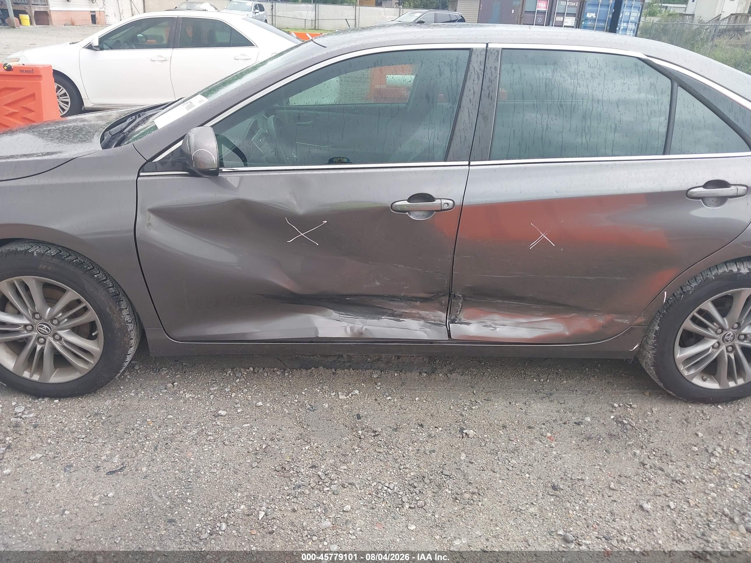 2015 Toyota Camry Se Brown vin: 4T1BF1FK3FU056078