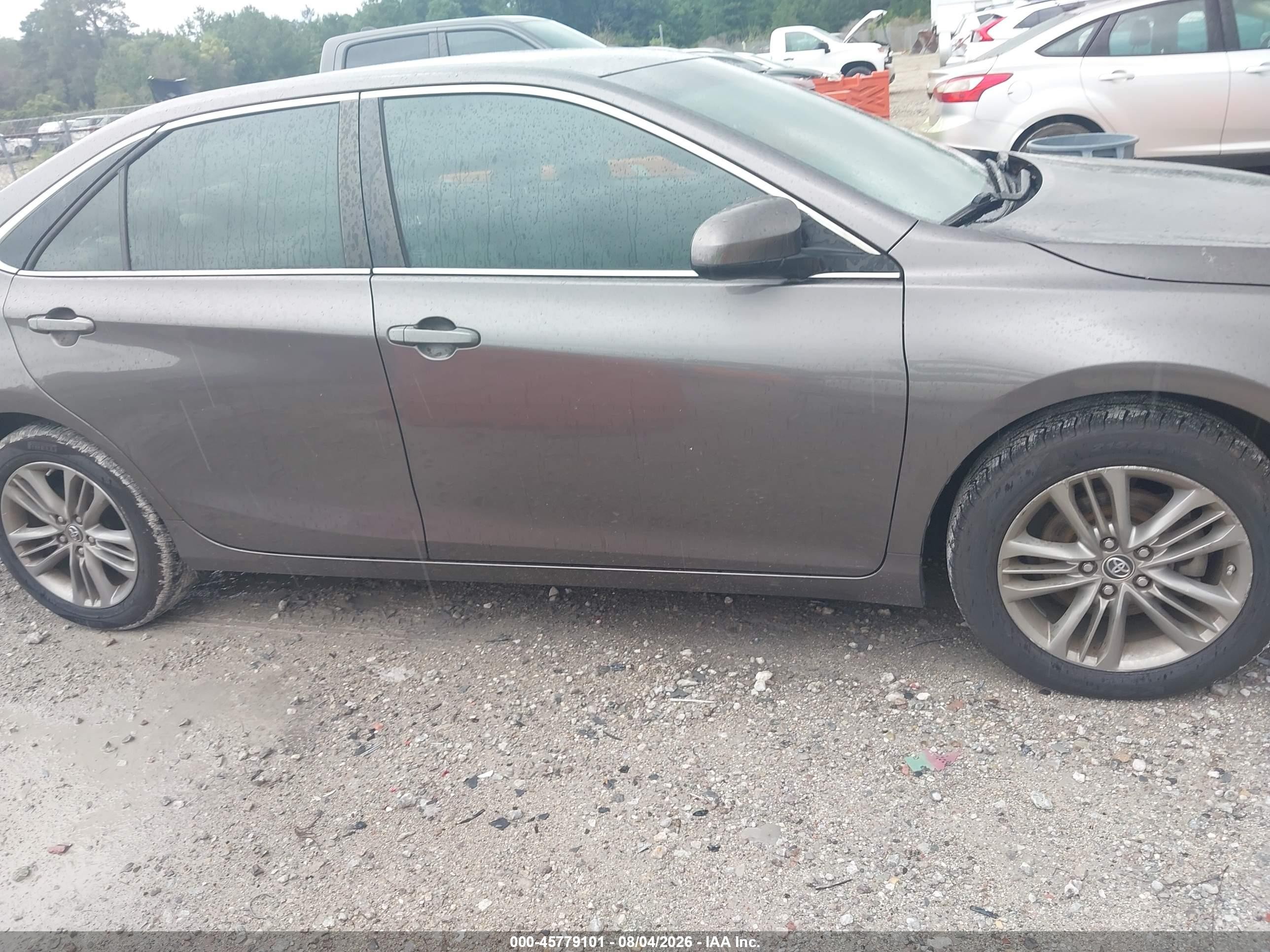 2015 Toyota Camry Se Brown vin: 4T1BF1FK3FU056078