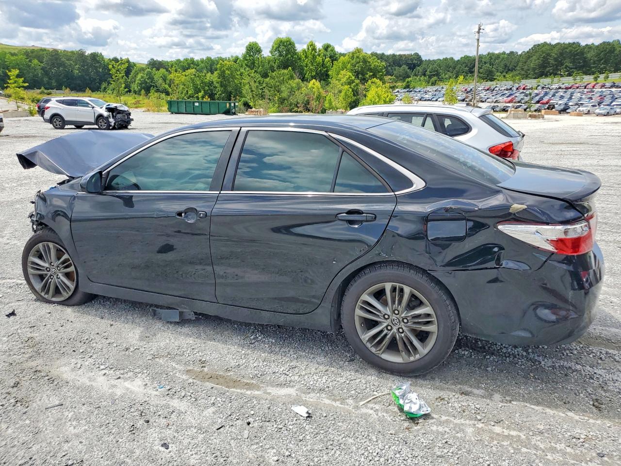 2015 Toyota Camry Se Black vin: 4T1BF1FK3FU056470