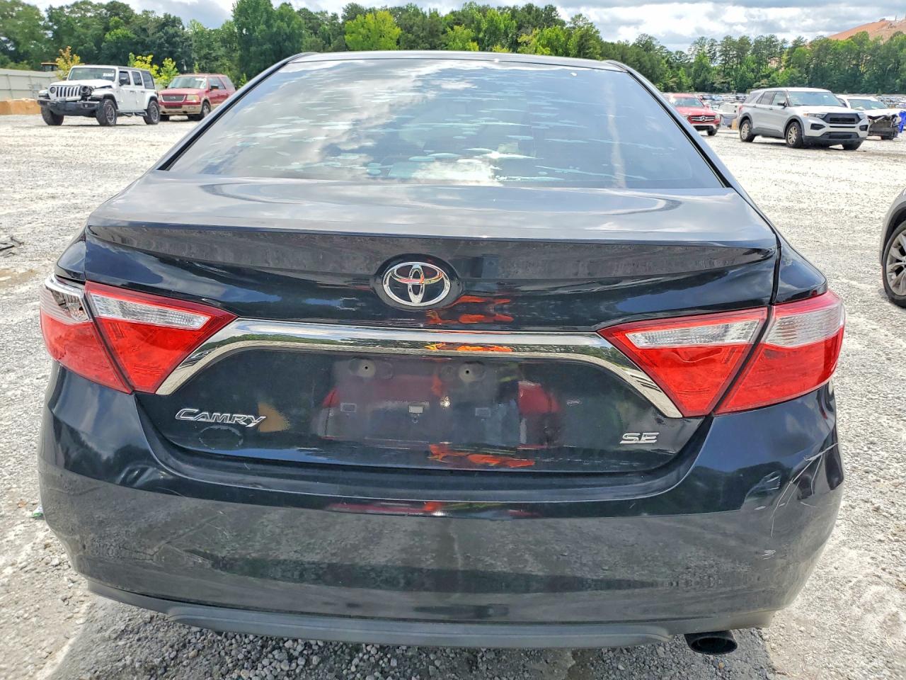 2015 Toyota Camry Se Black vin: 4T1BF1FK3FU056470