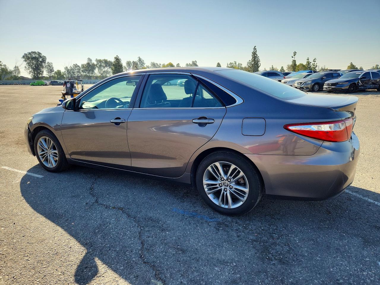 2015 Toyota Camry Se Gray vin: 4T1BF1FK3FU062236