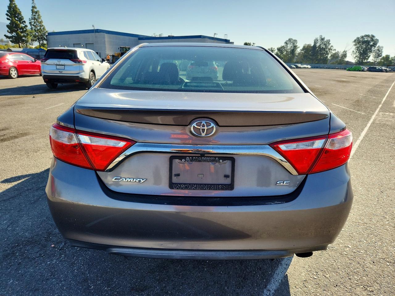 2015 Toyota Camry Se Gray vin: 4T1BF1FK3FU062236