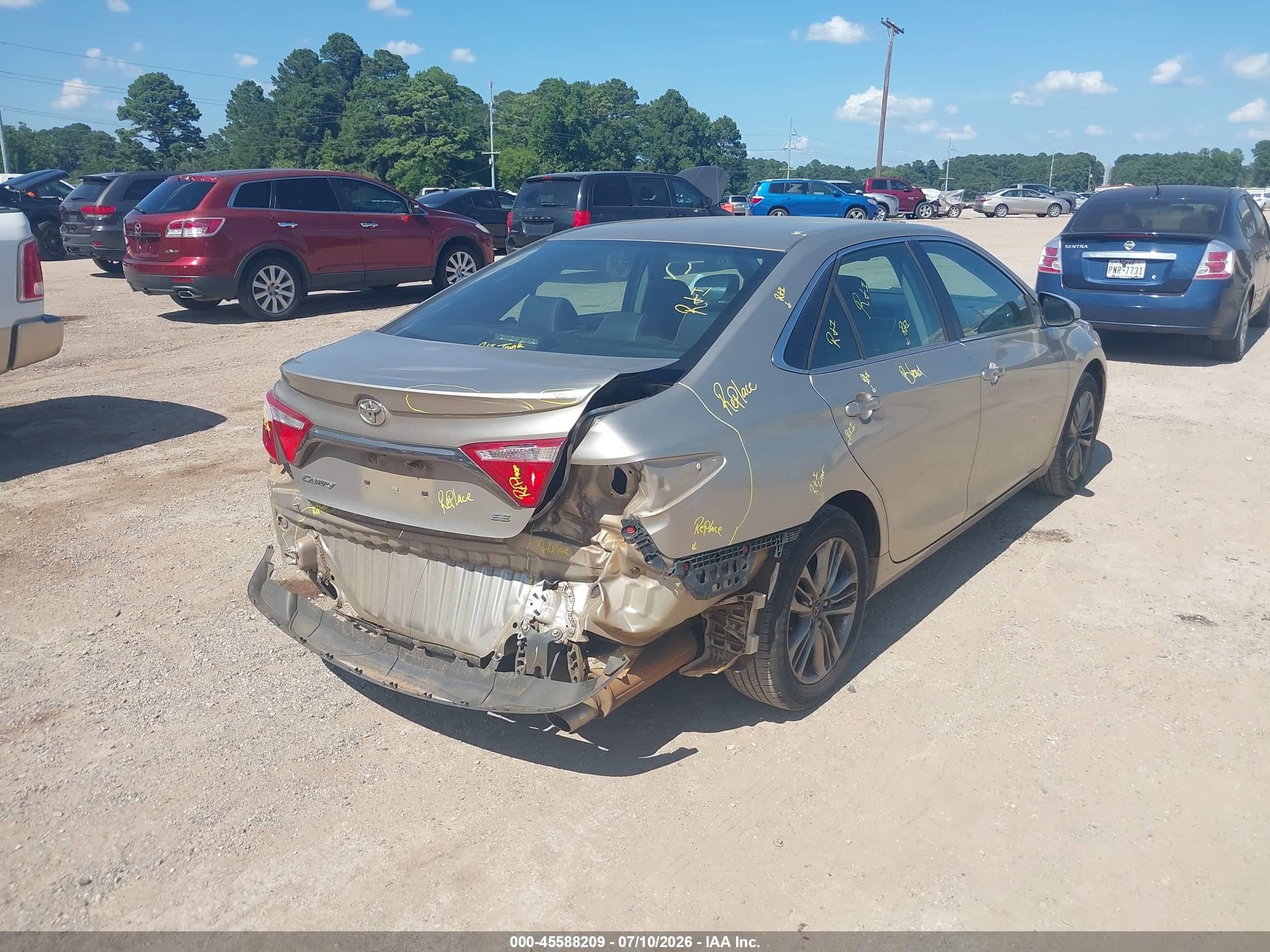 2015 Toyota Camry Se Золотой vin: 4T1BF1FK3FU064262