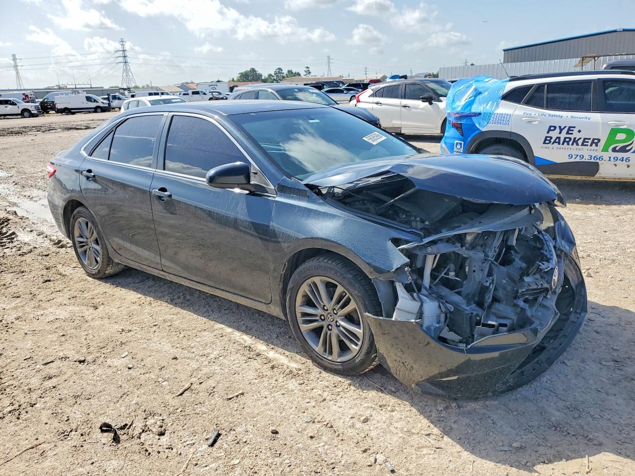 2015 Toyota Camry Se Blue vin: 4T1BF1FK3FU071731