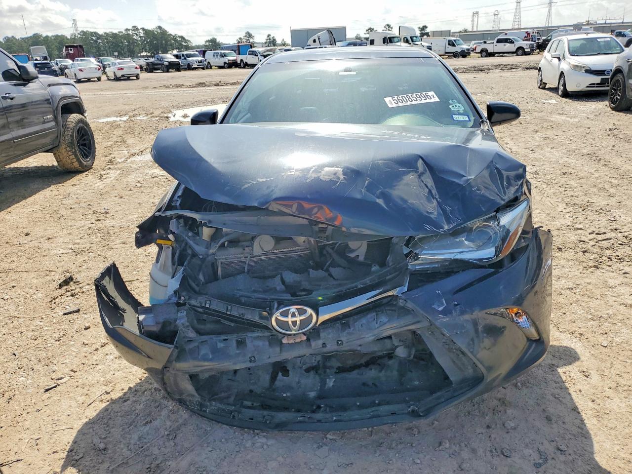 2015 Toyota Camry Se Blue vin: 4T1BF1FK3FU071731