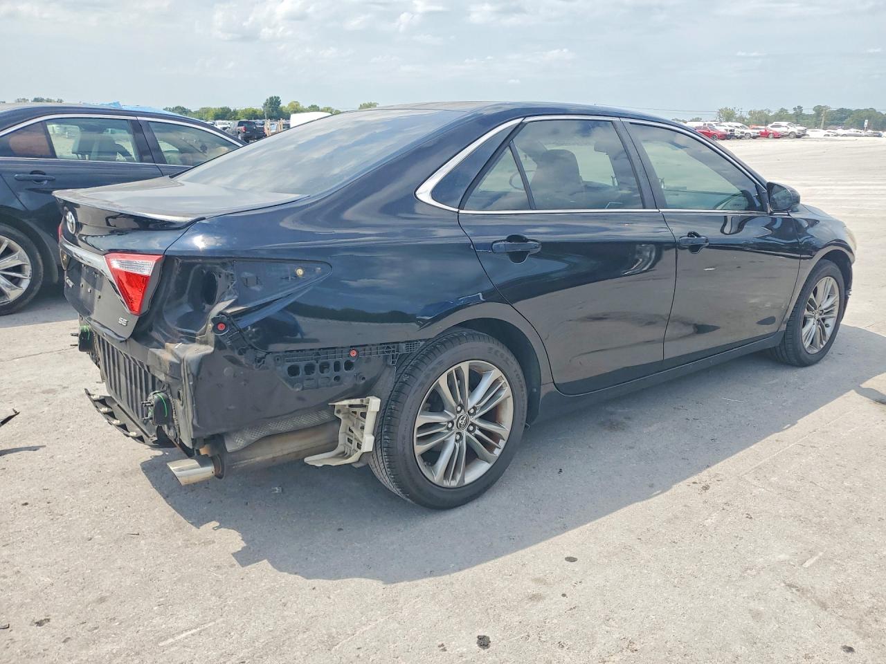 2015 Toyota Camry Se Black vin: 4T1BF1FK3FU077030
