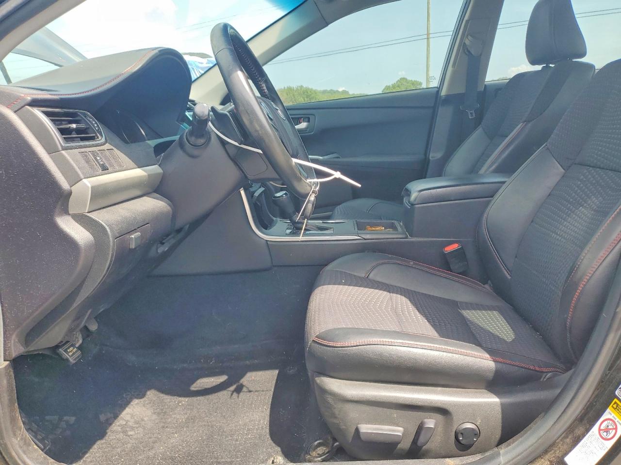 2015 Toyota Camry Se Black vin: 4T1BF1FK3FU077030