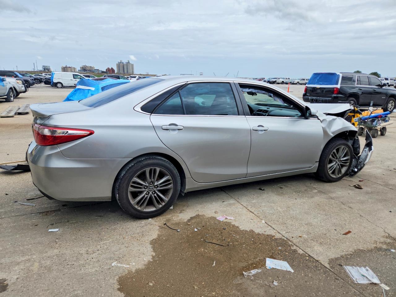 2015 Toyota Camry Se Silver vin: 4T1BF1FK3FU115873
