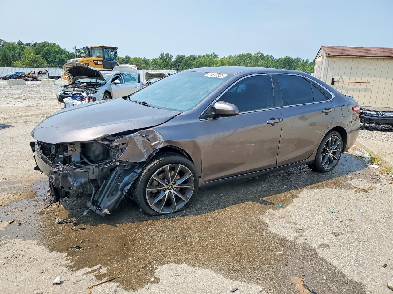 2015 Toyota Camry Xse Gray vin: 4T1BF1FK3FU485611