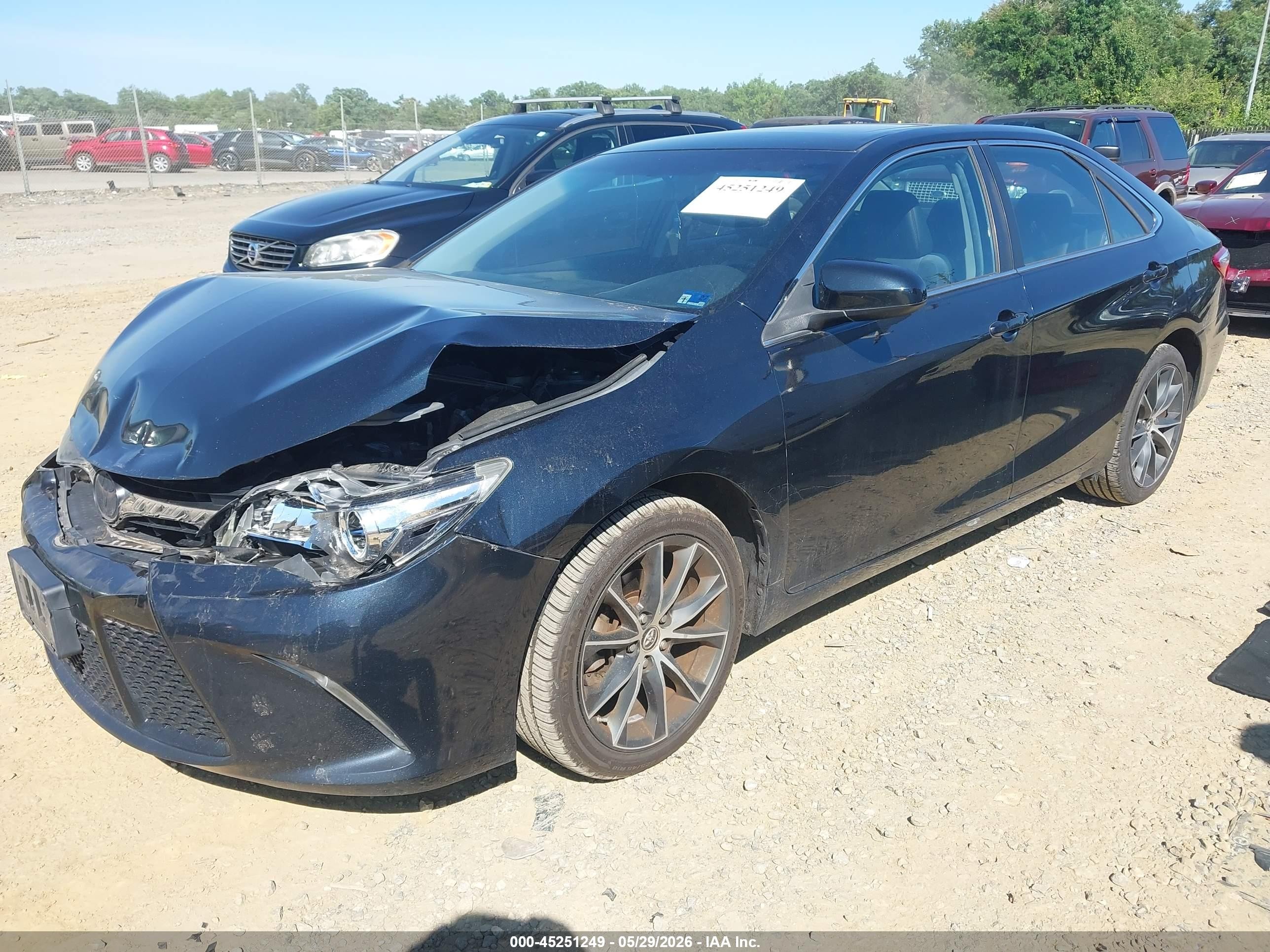 2015 Toyota Camry Xse Black vin: 4T1BF1FK3FU495006