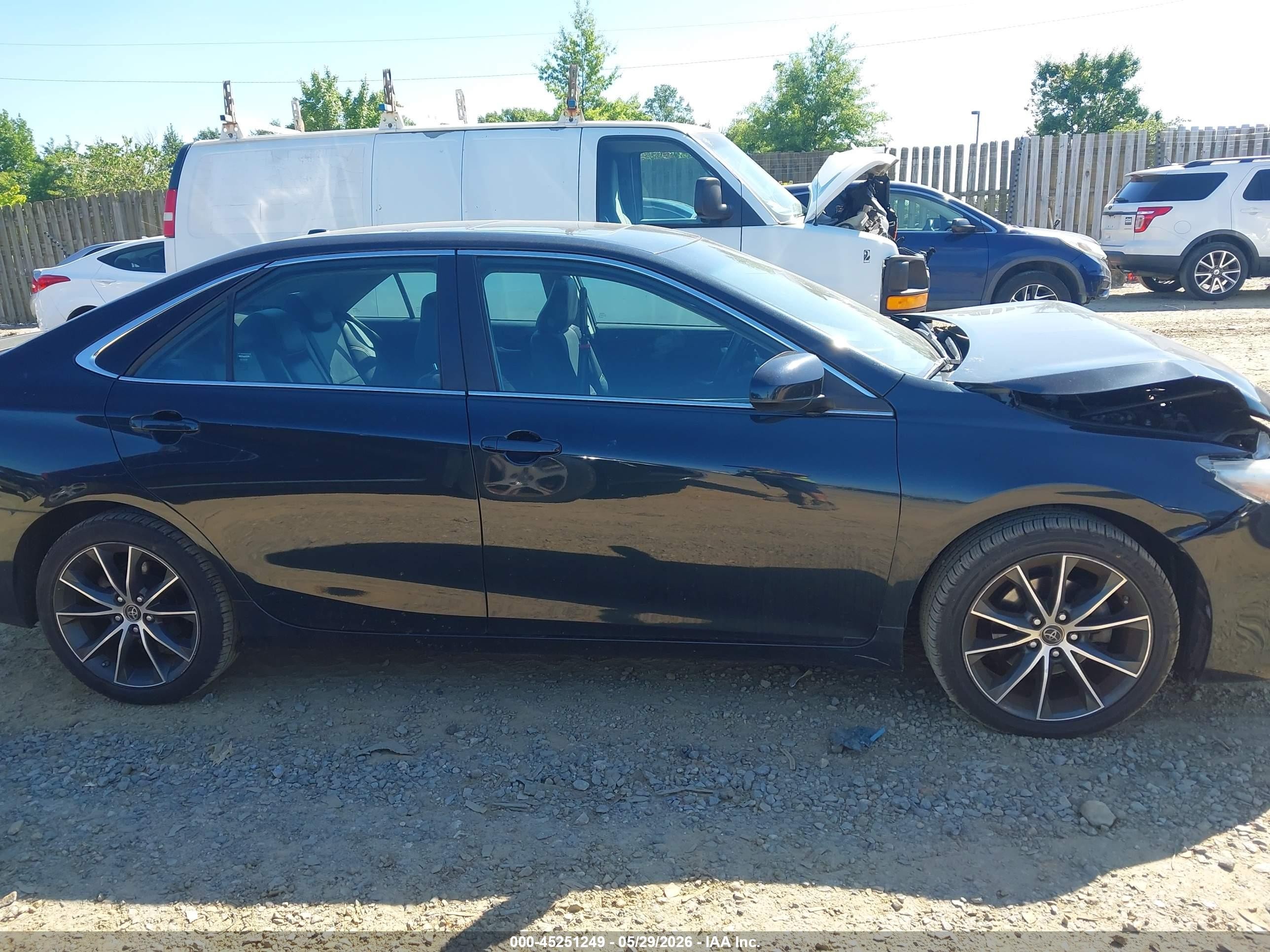 2015 Toyota Camry Xse Black vin: 4T1BF1FK3FU495006