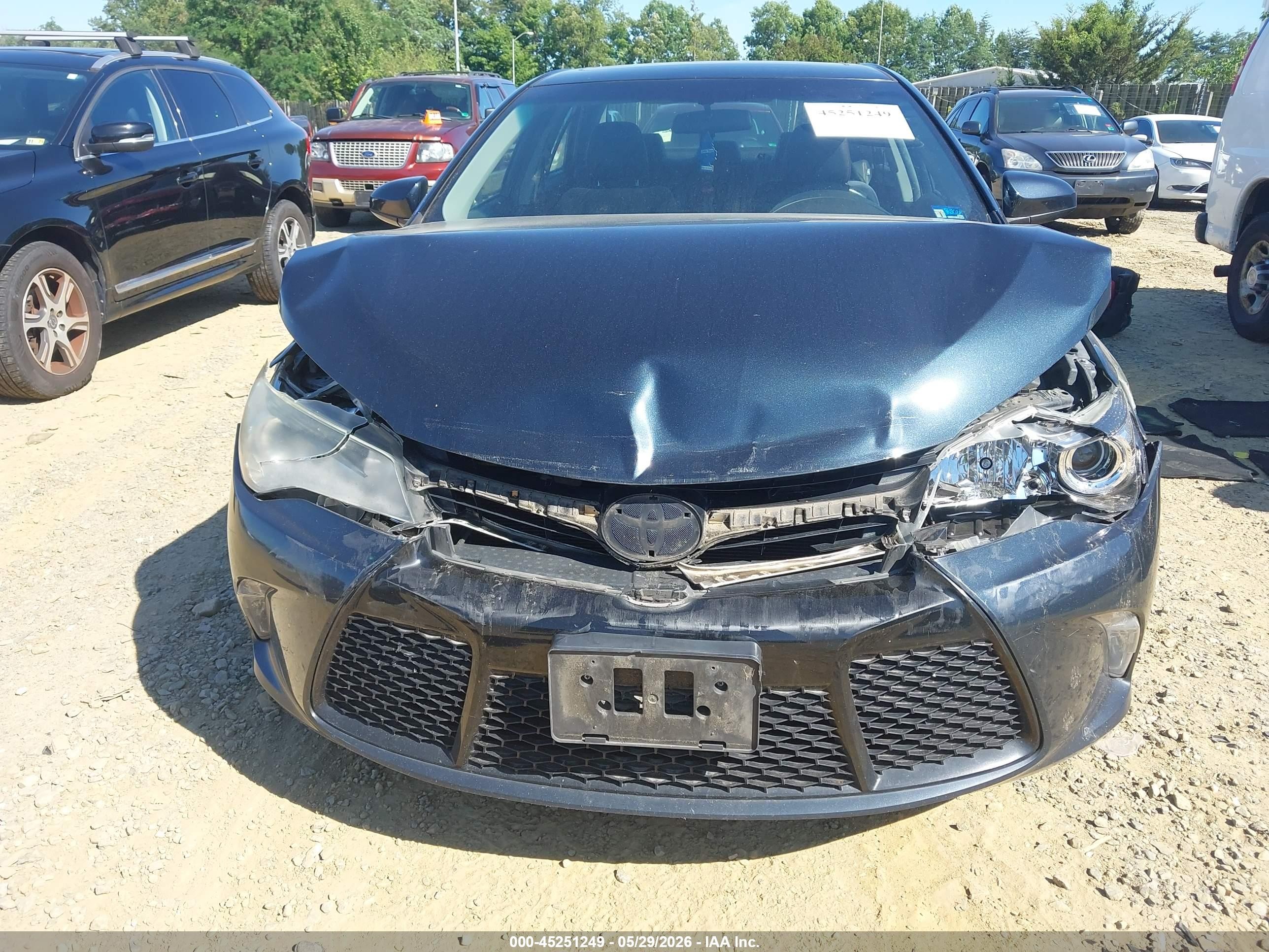 2015 Toyota Camry Xse Black vin: 4T1BF1FK3FU495006