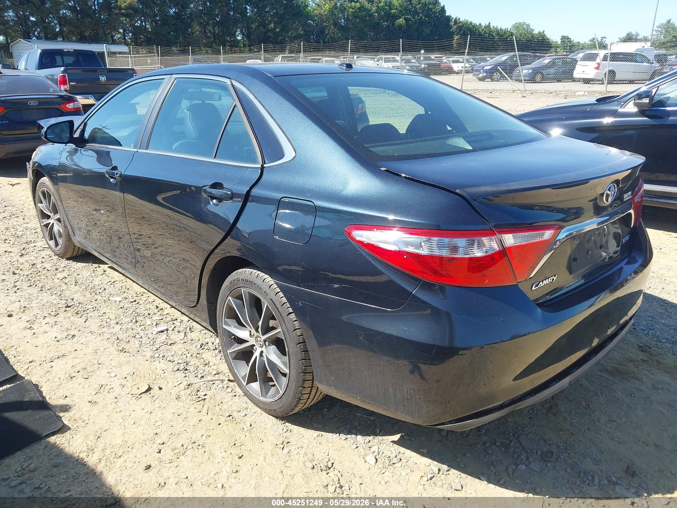 2015 Toyota Camry Xse Black vin: 4T1BF1FK3FU495006