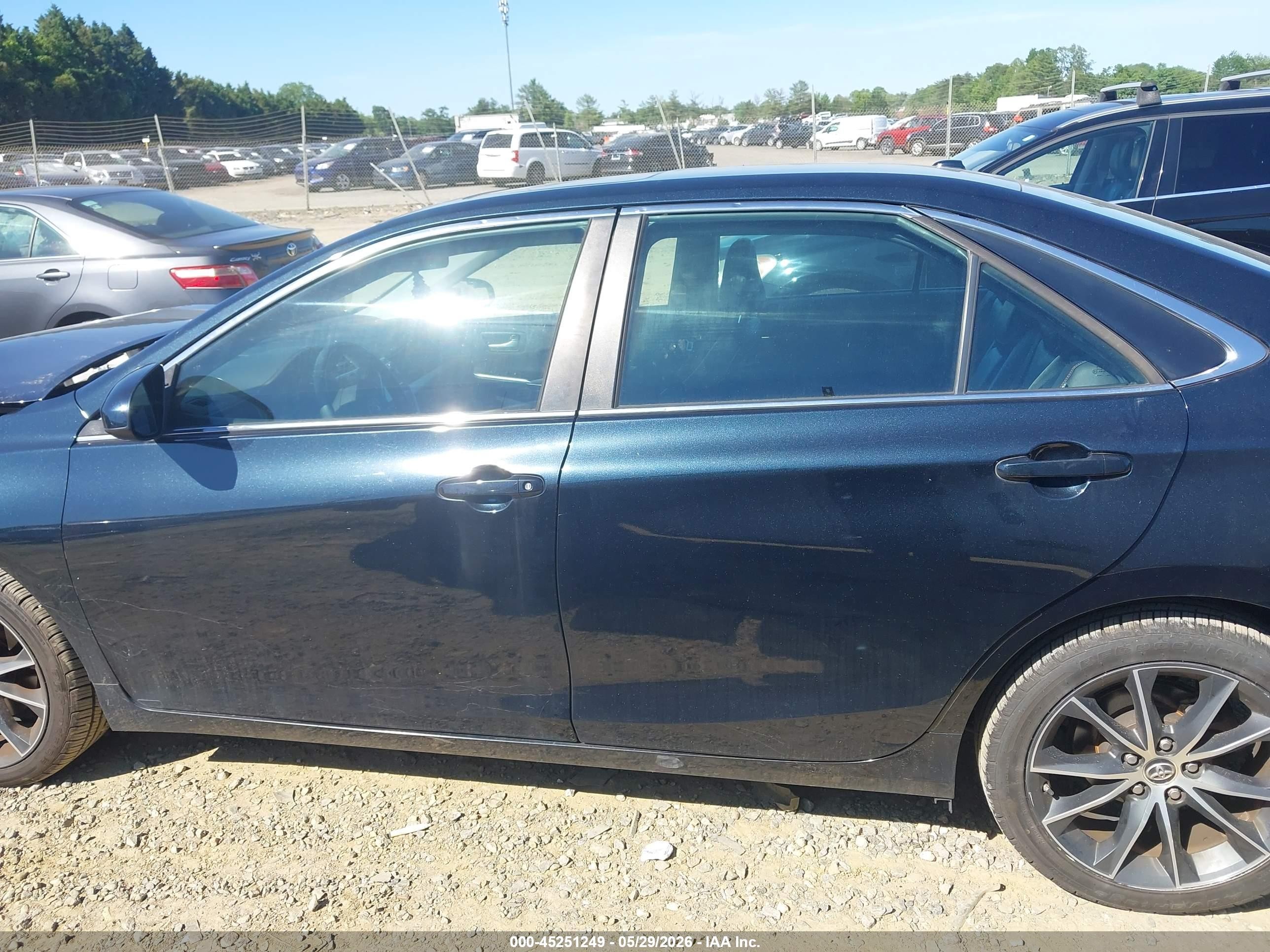 2015 Toyota Camry Xse Black vin: 4T1BF1FK3FU495006