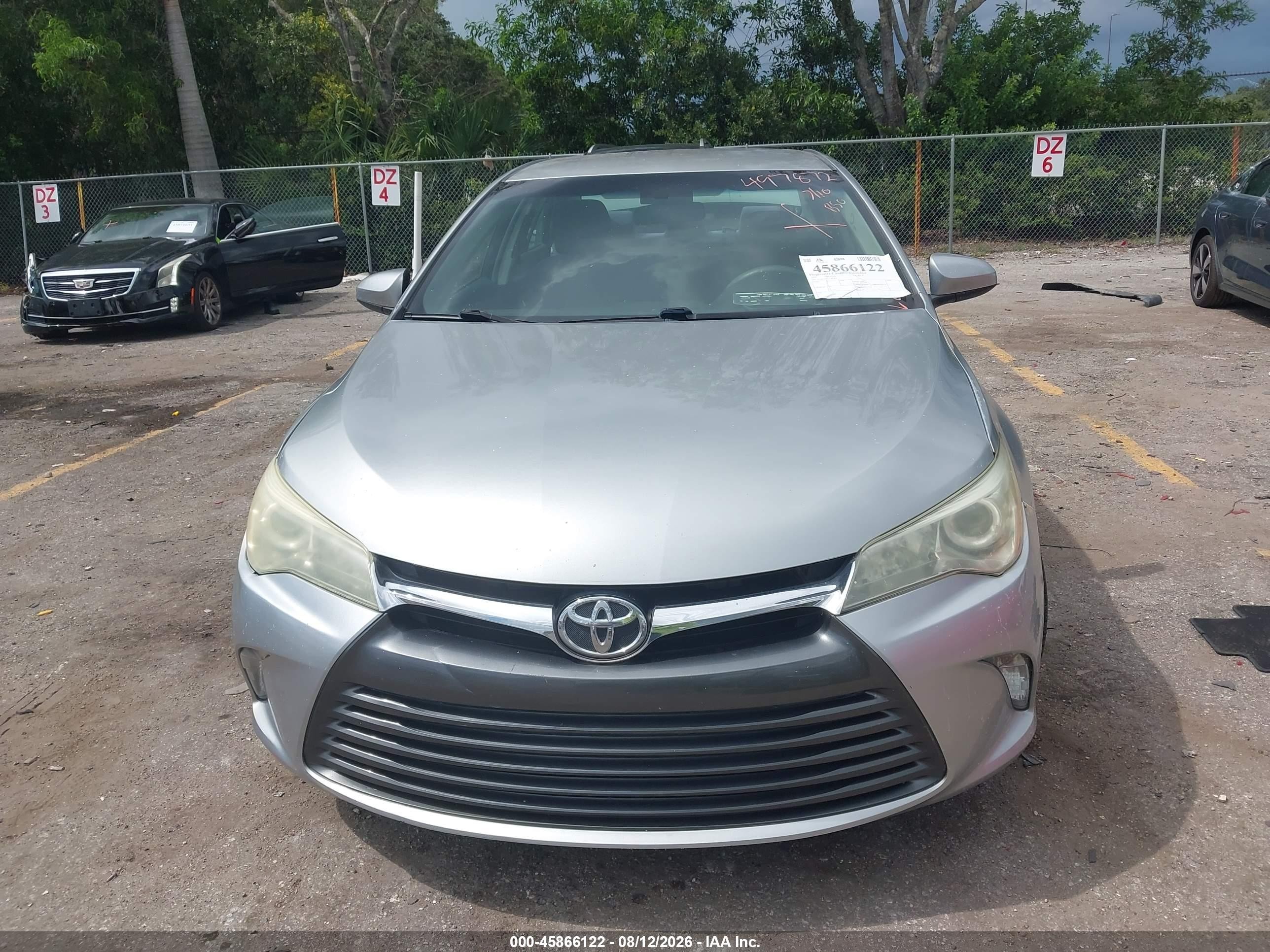 2015 Toyota Camry Le Silver vin: 4T1BF1FK3FU497872