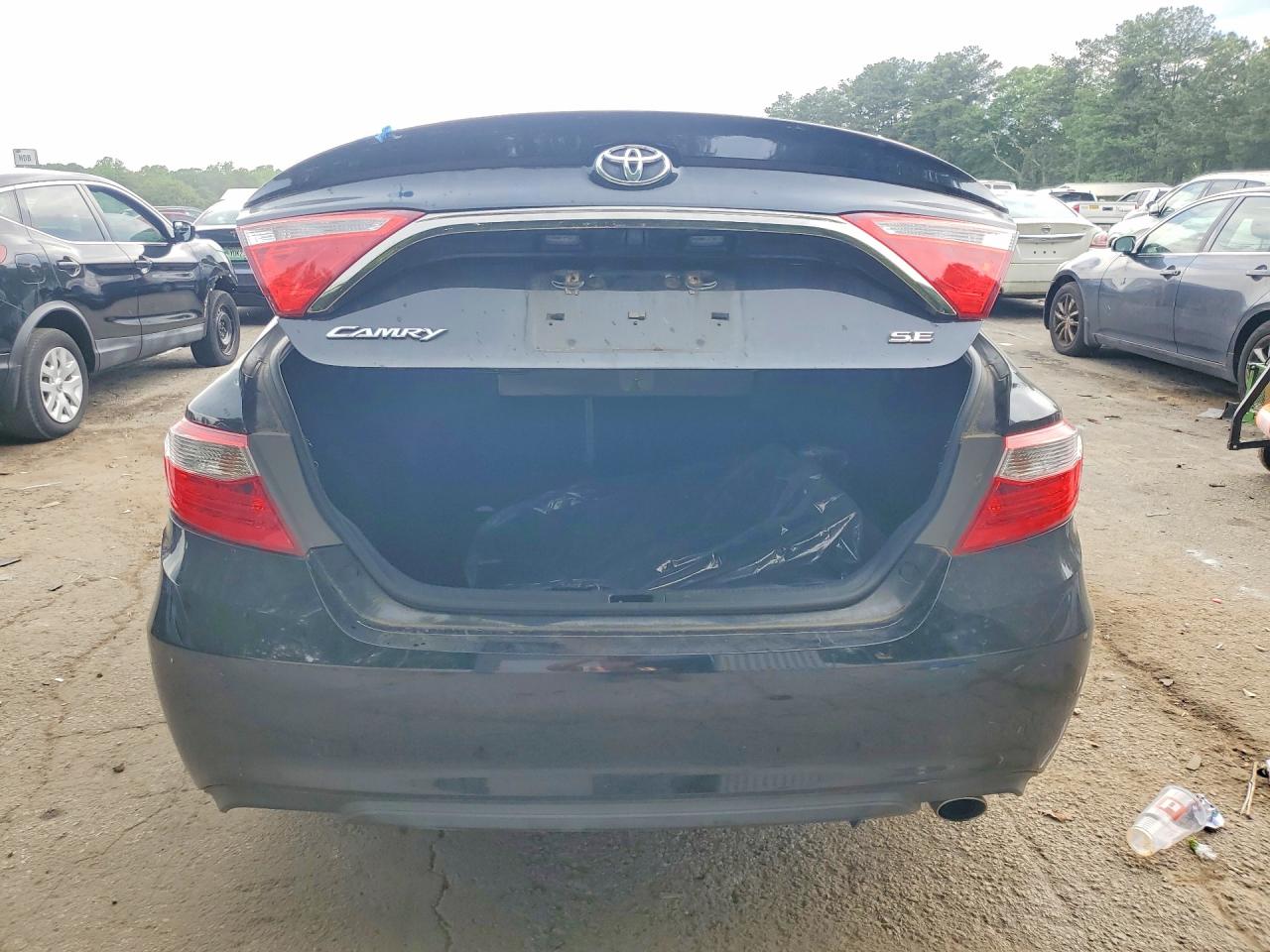 2015 Toyota Camry Se Black vin: 4T1BF1FK3FU879996