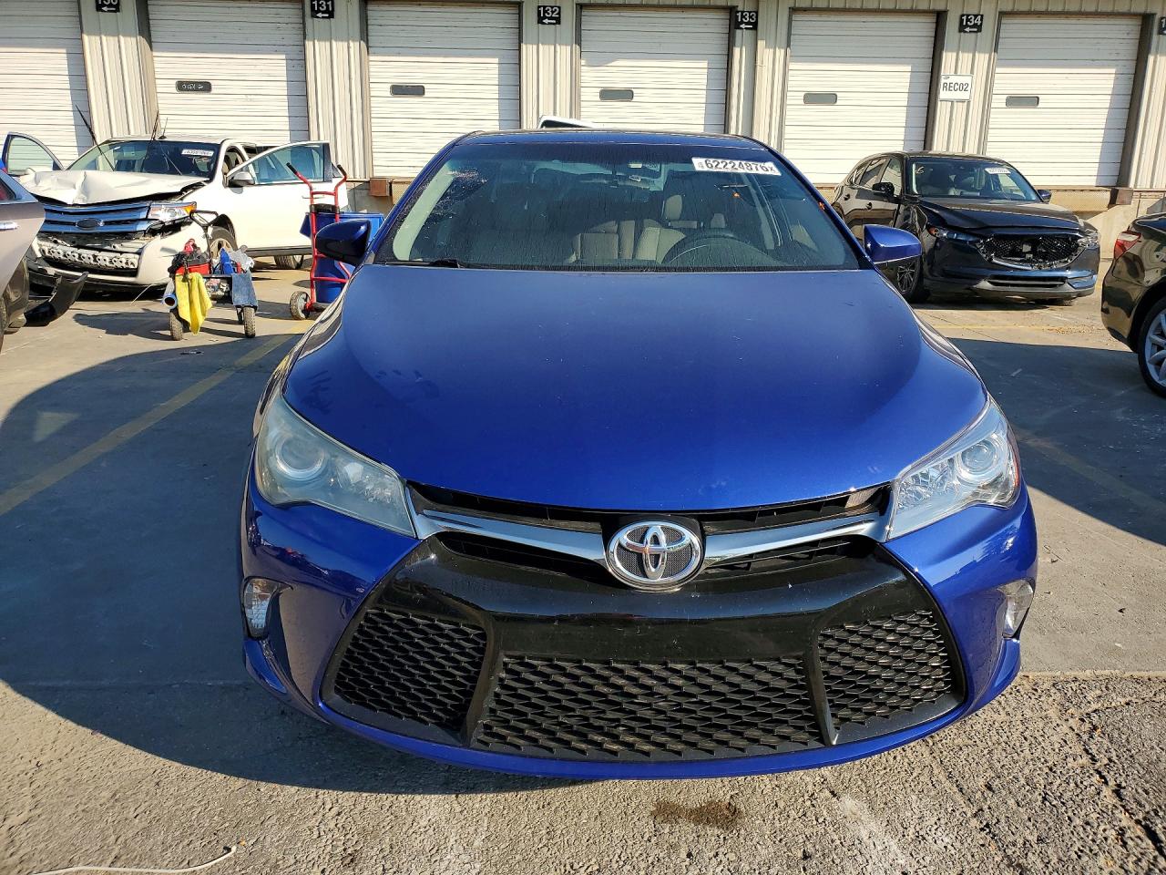 2015 Toyota Camry Se Blue vin: 4T1BF1FK3FU881389