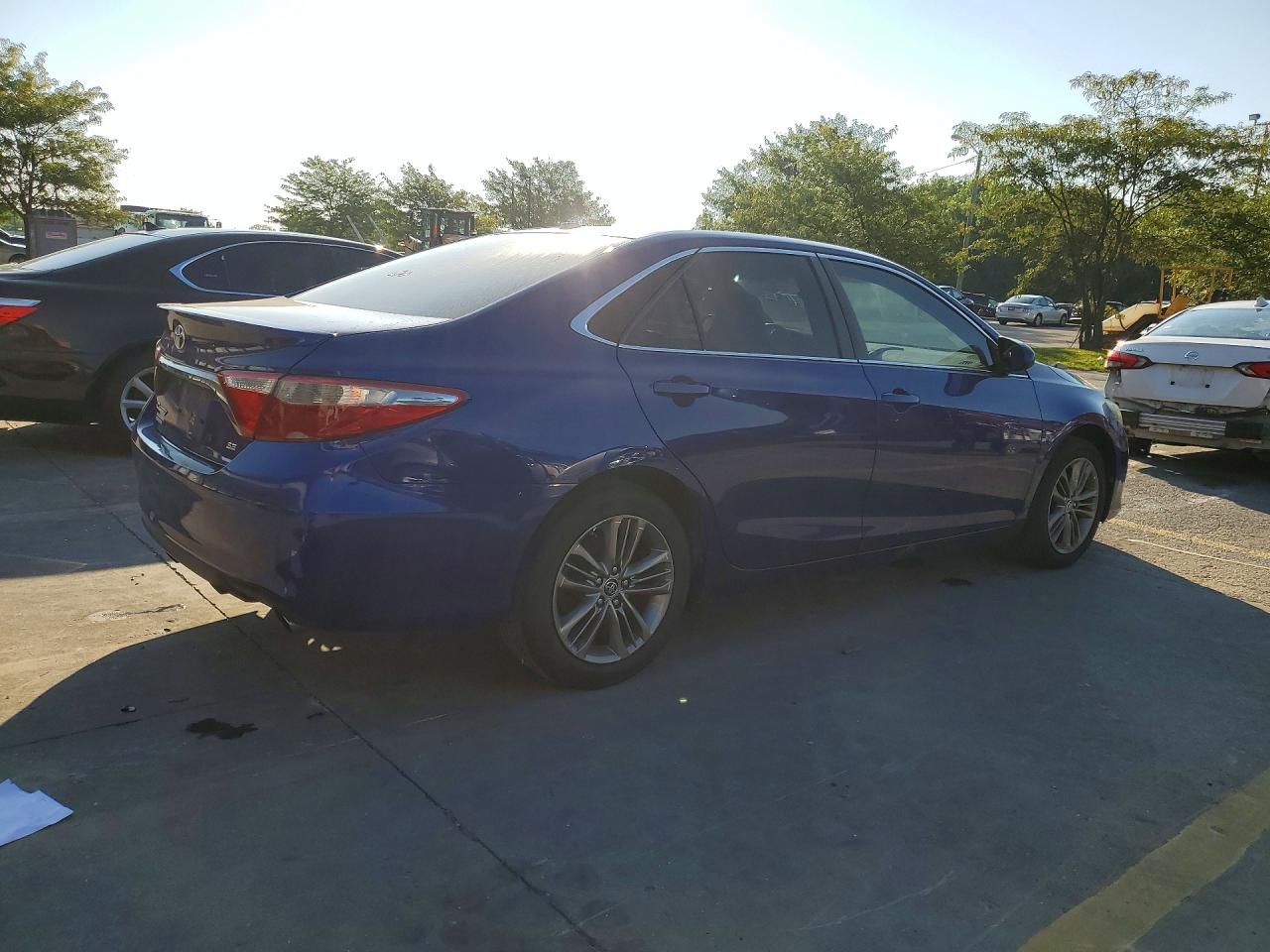 2015 Toyota Camry Se Blue vin: 4T1BF1FK3FU881389