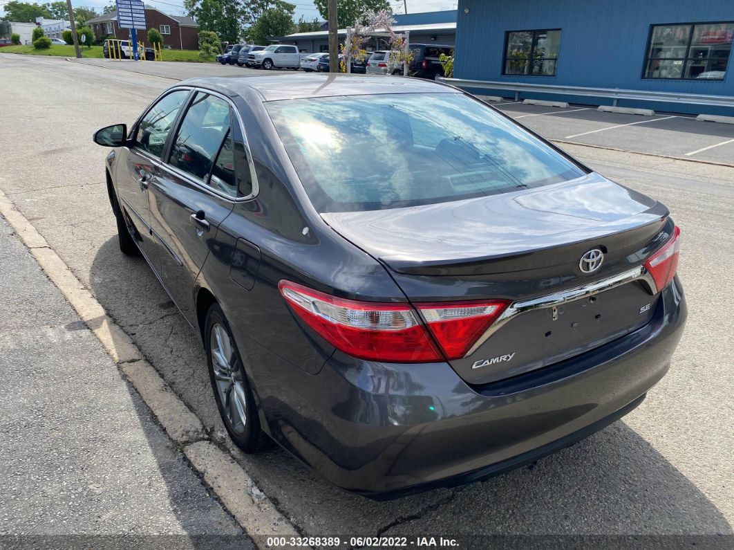 2015 Toyota Camry Xle/se/le/xse Gray vin: 4T1BF1FK3FU884079