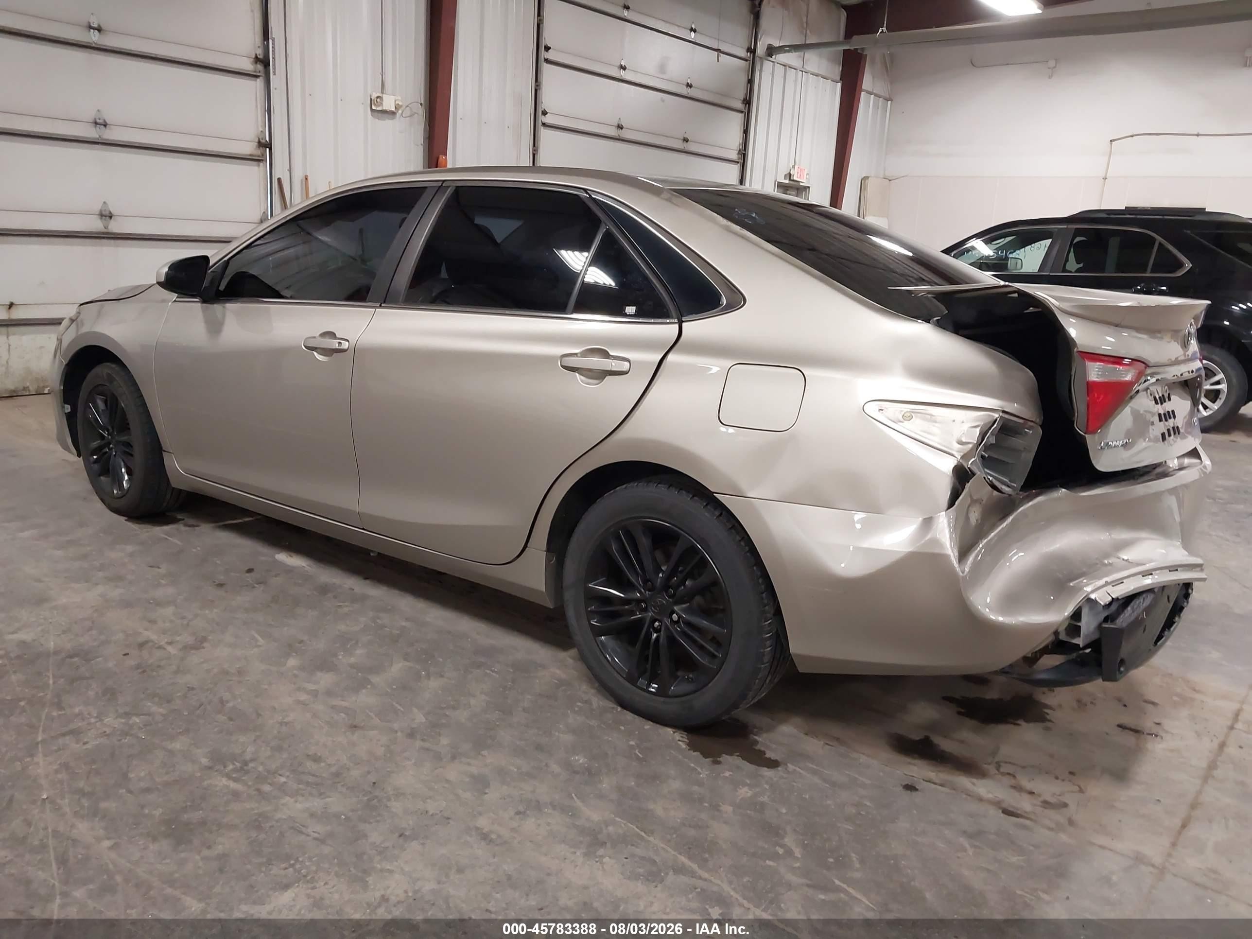 2015 Toyota Camry Se Beige vin: 4T1BF1FK3FU885152