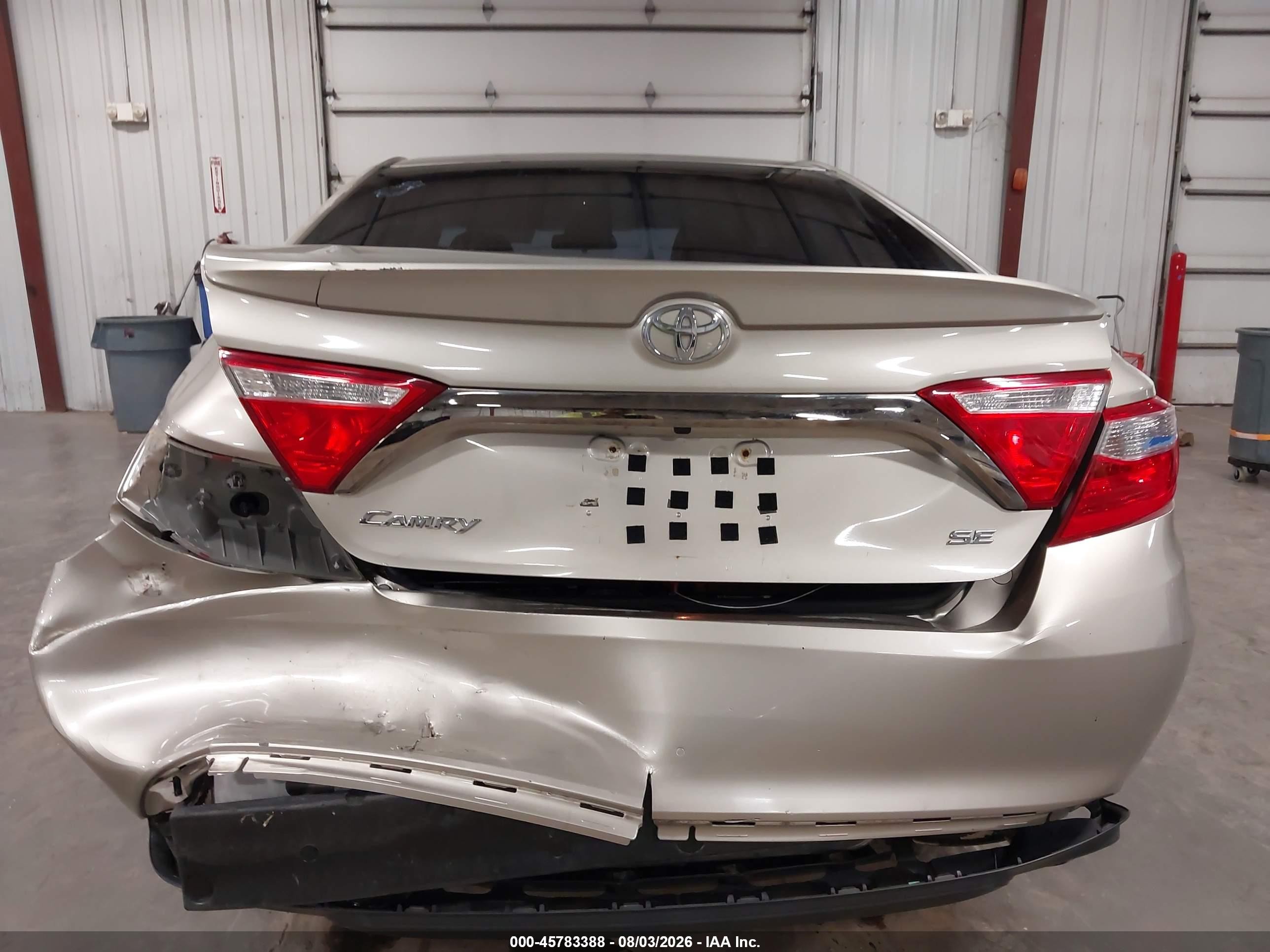 2015 Toyota Camry Se Beige vin: 4T1BF1FK3FU885152