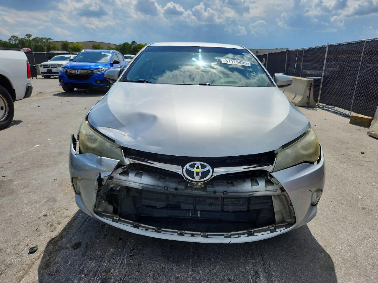 2015 Toyota Camry Se Silver vin: 4T1BF1FK3FU895194