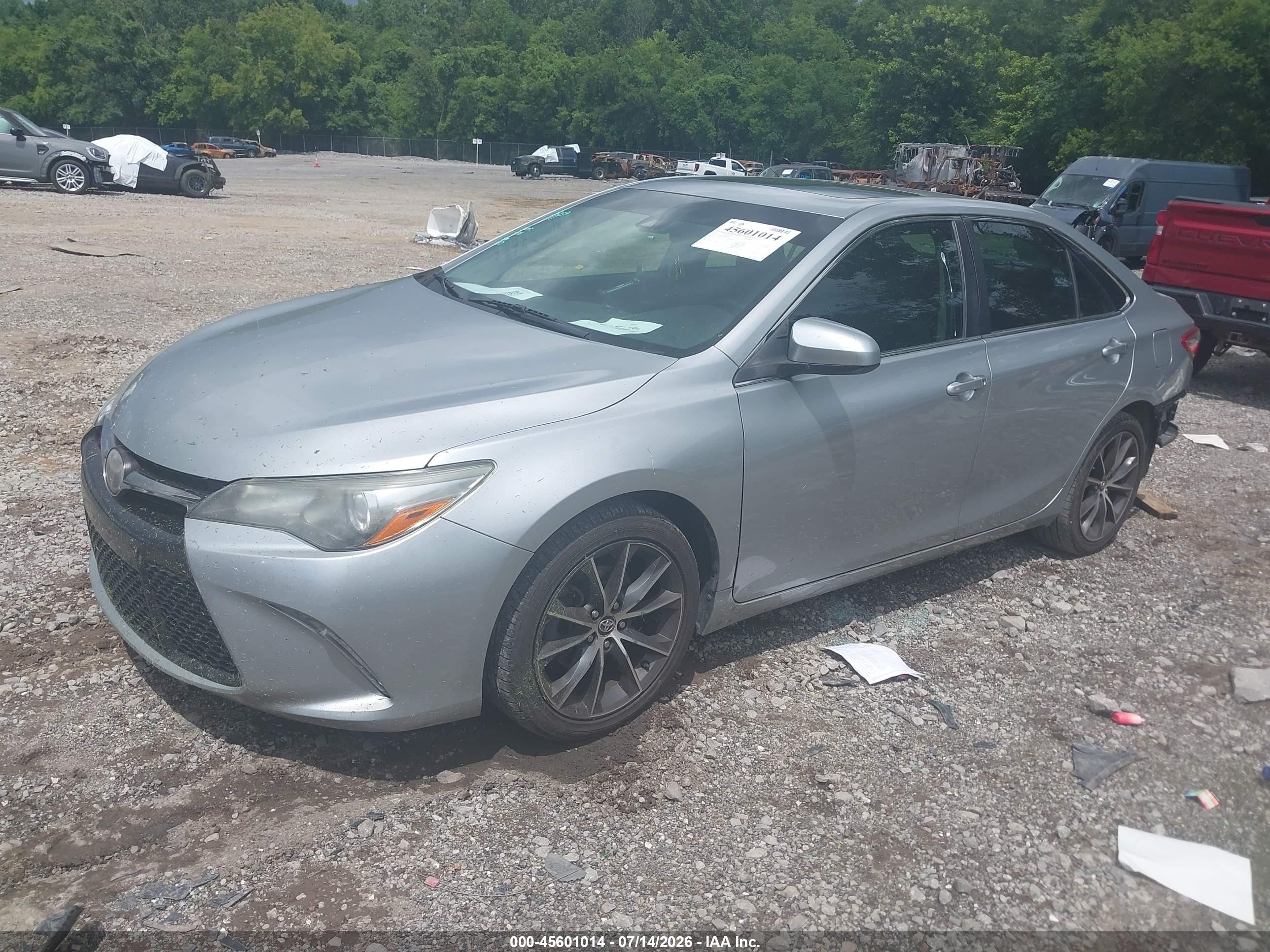 2015 Toyota Camry Xse Silver vin: 4T1BF1FK3FU897141