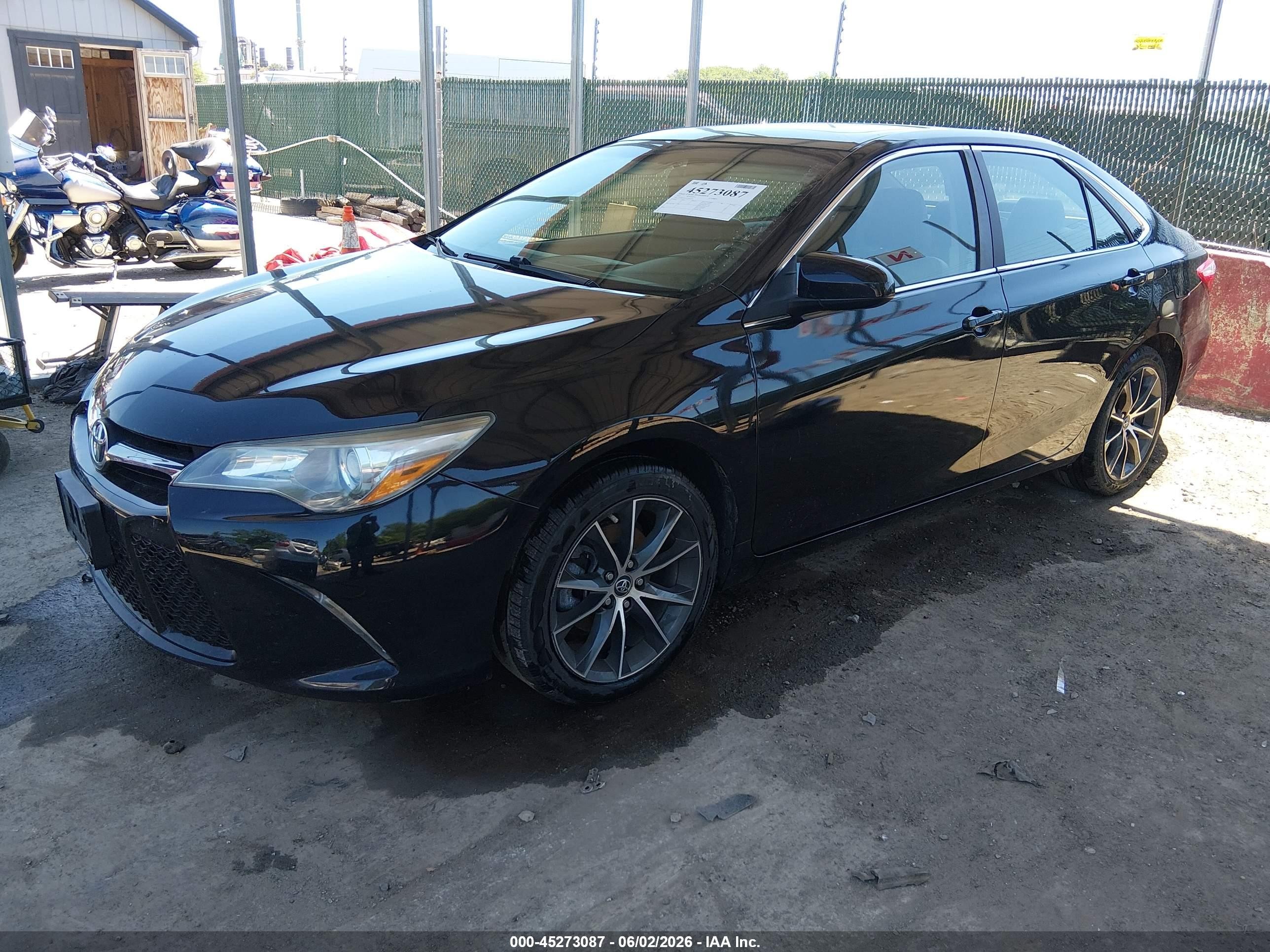 2015 Toyota Camry Xse Black vin: 4T1BF1FK3FU901026