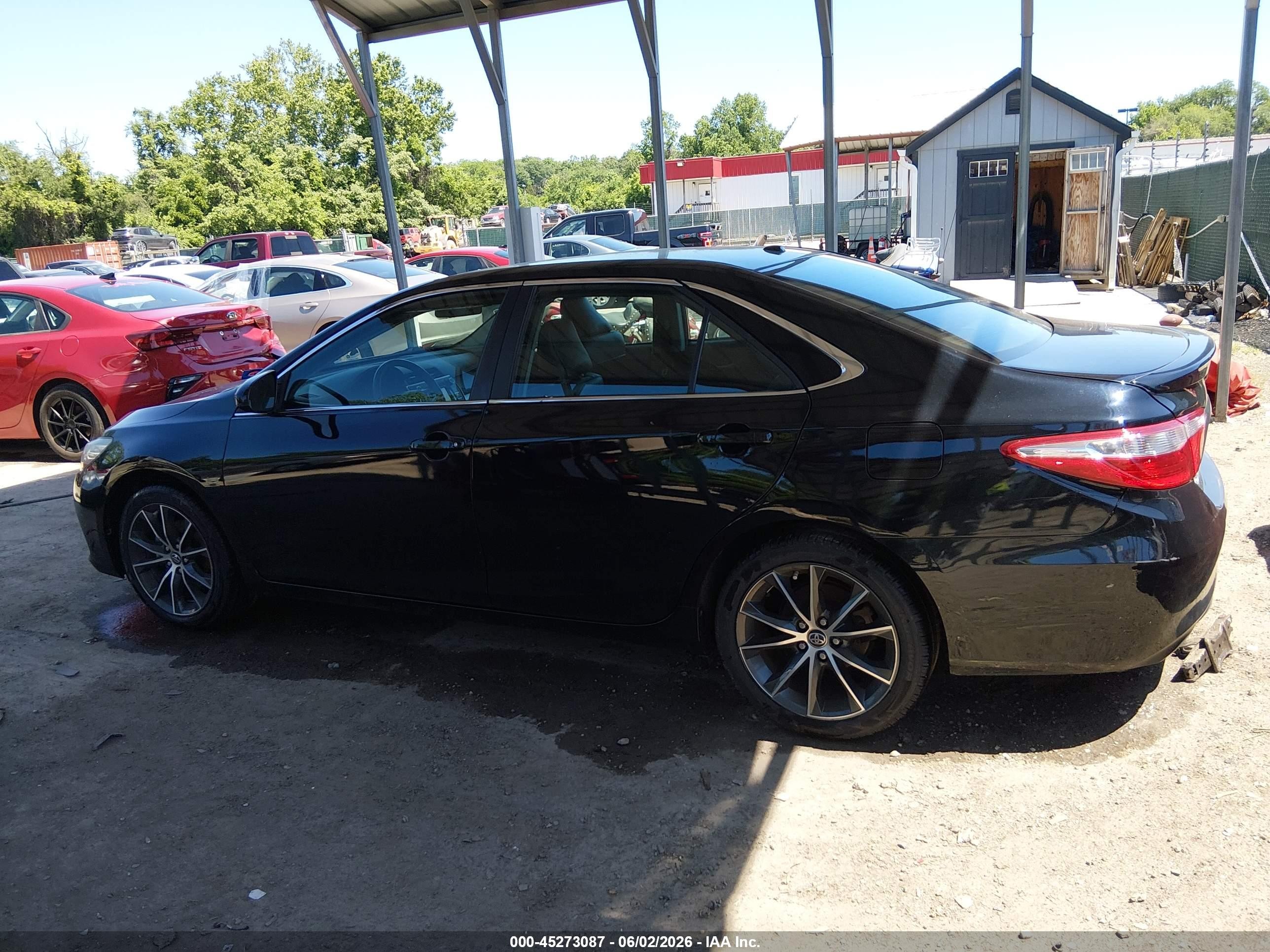 2015 Toyota Camry Xse Black vin: 4T1BF1FK3FU901026