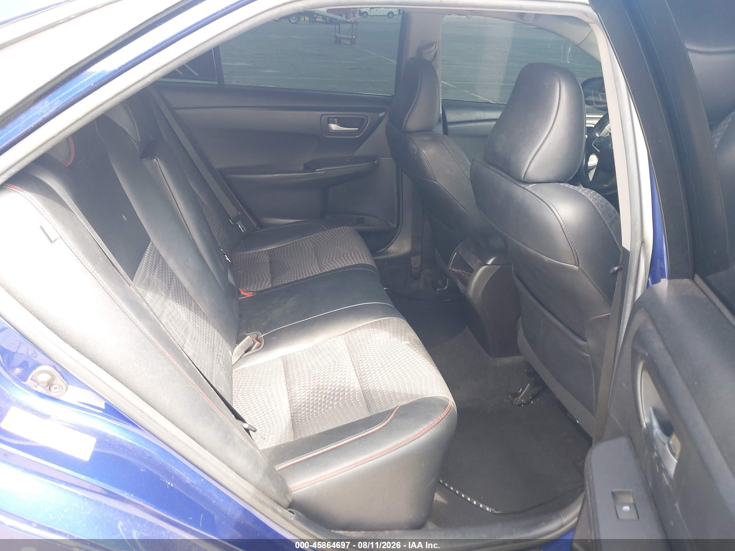 2015 Toyota Camry Se Blue vin: 4T1BF1FK3FU902452