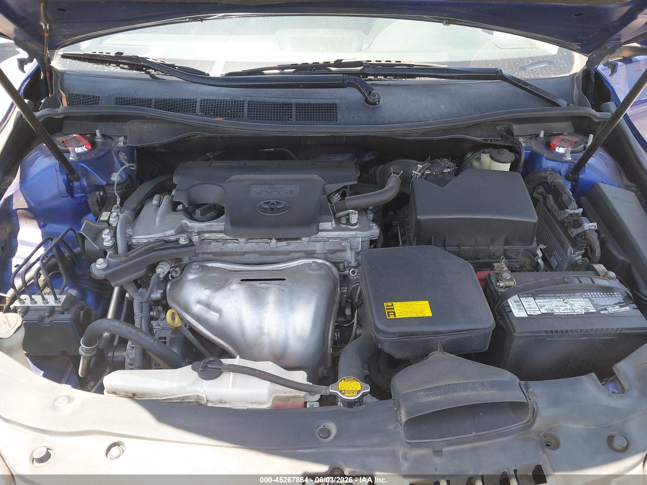 2015 Toyota Camry Se Blue vin: 4T1BF1FK3FU917033