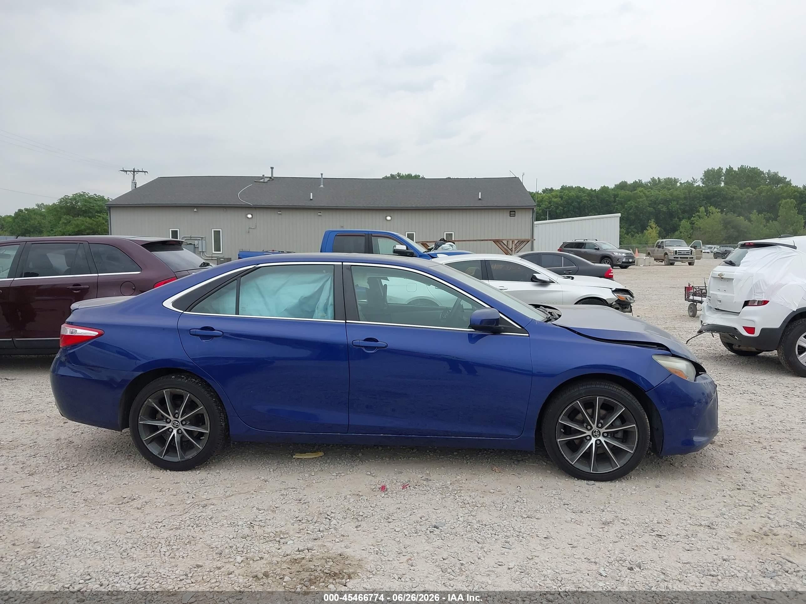 2015 Toyota Camry Xse Синий vin: 4T1BF1FK3FU921647