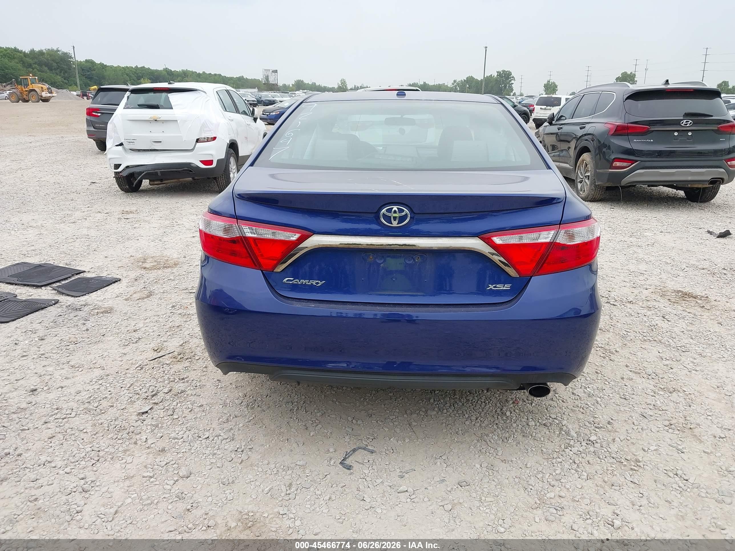 2015 Toyota Camry Xse Синий vin: 4T1BF1FK3FU921647