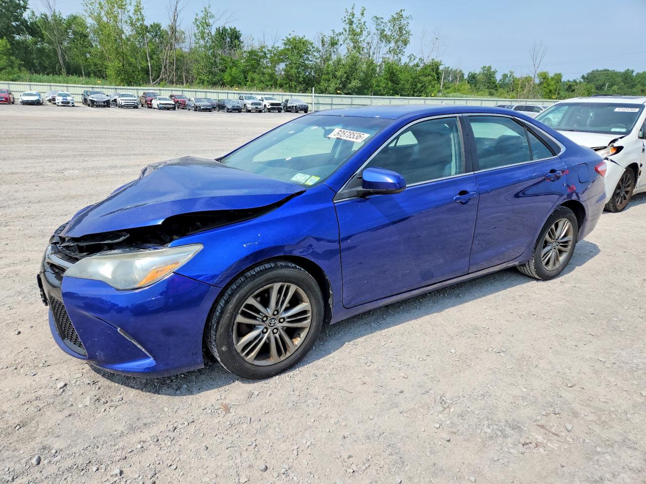 2015 Toyota Camry Se Синий vin: 4T1BF1FK3FU922281