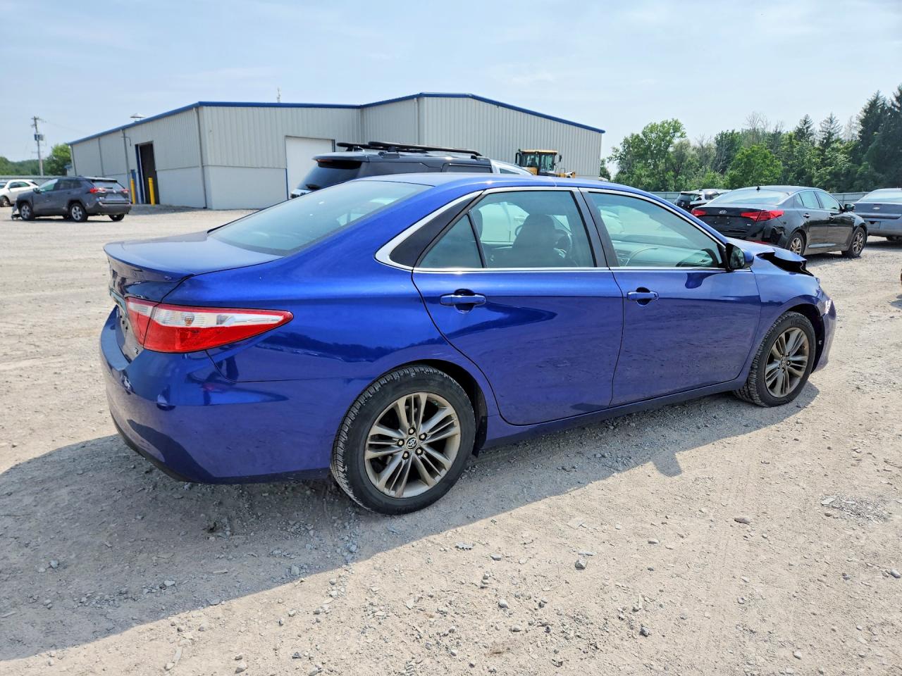2015 Toyota Camry Se Синий vin: 4T1BF1FK3FU922281