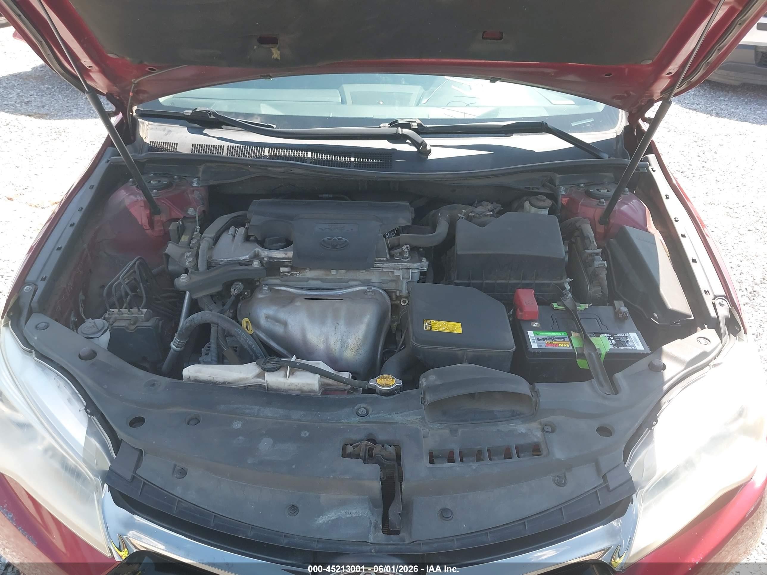 2015 Toyota Camry Se Red vin: 4T1BF1FK3FU923575