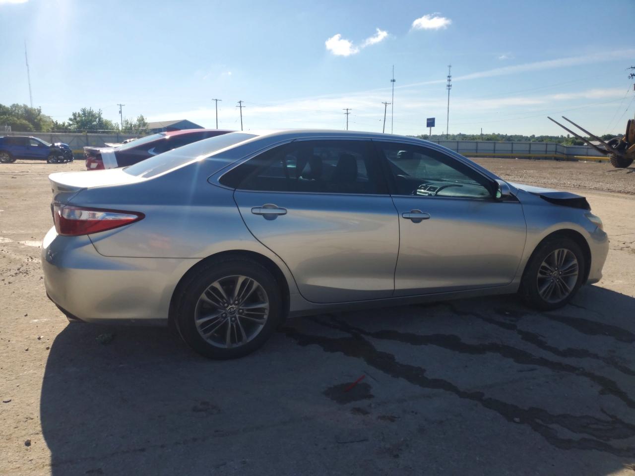 2015 Toyota Camry Se Silver vin: 4T1BF1FK3FU942529