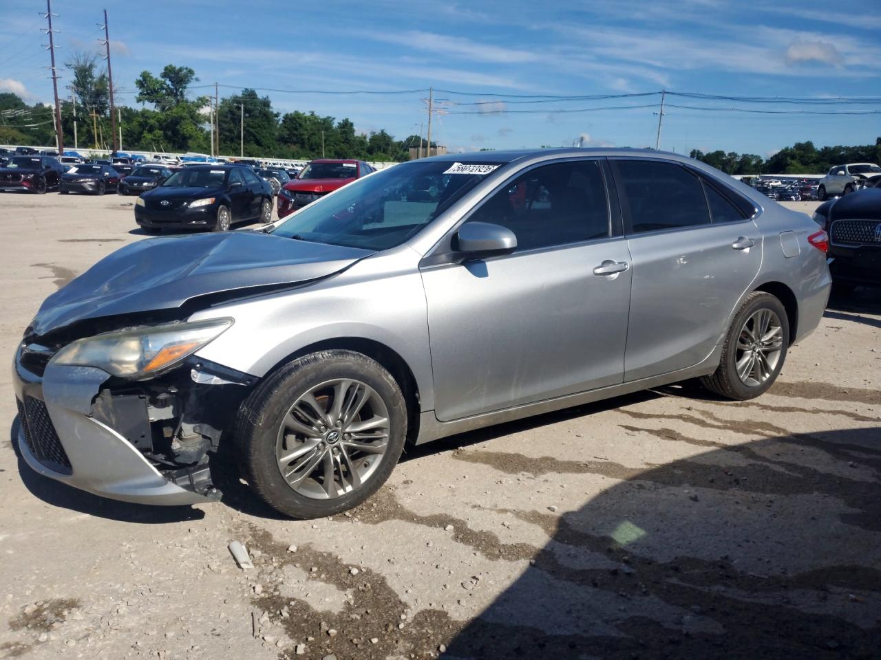 2015 Toyota Camry Se Silver vin: 4T1BF1FK3FU942529