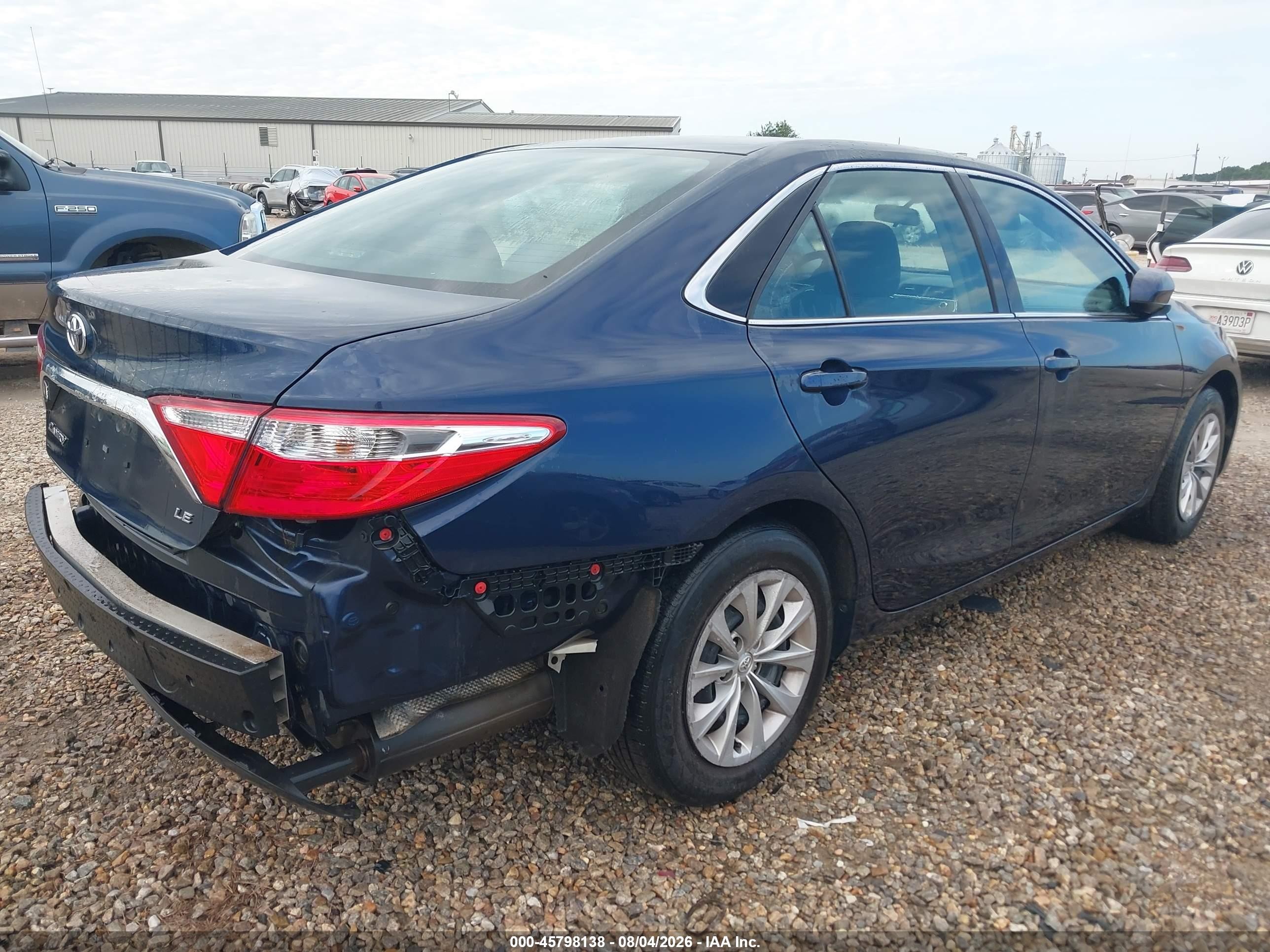 2015 Toyota Camry Le Blue vin: 4T1BF1FK3FU949965